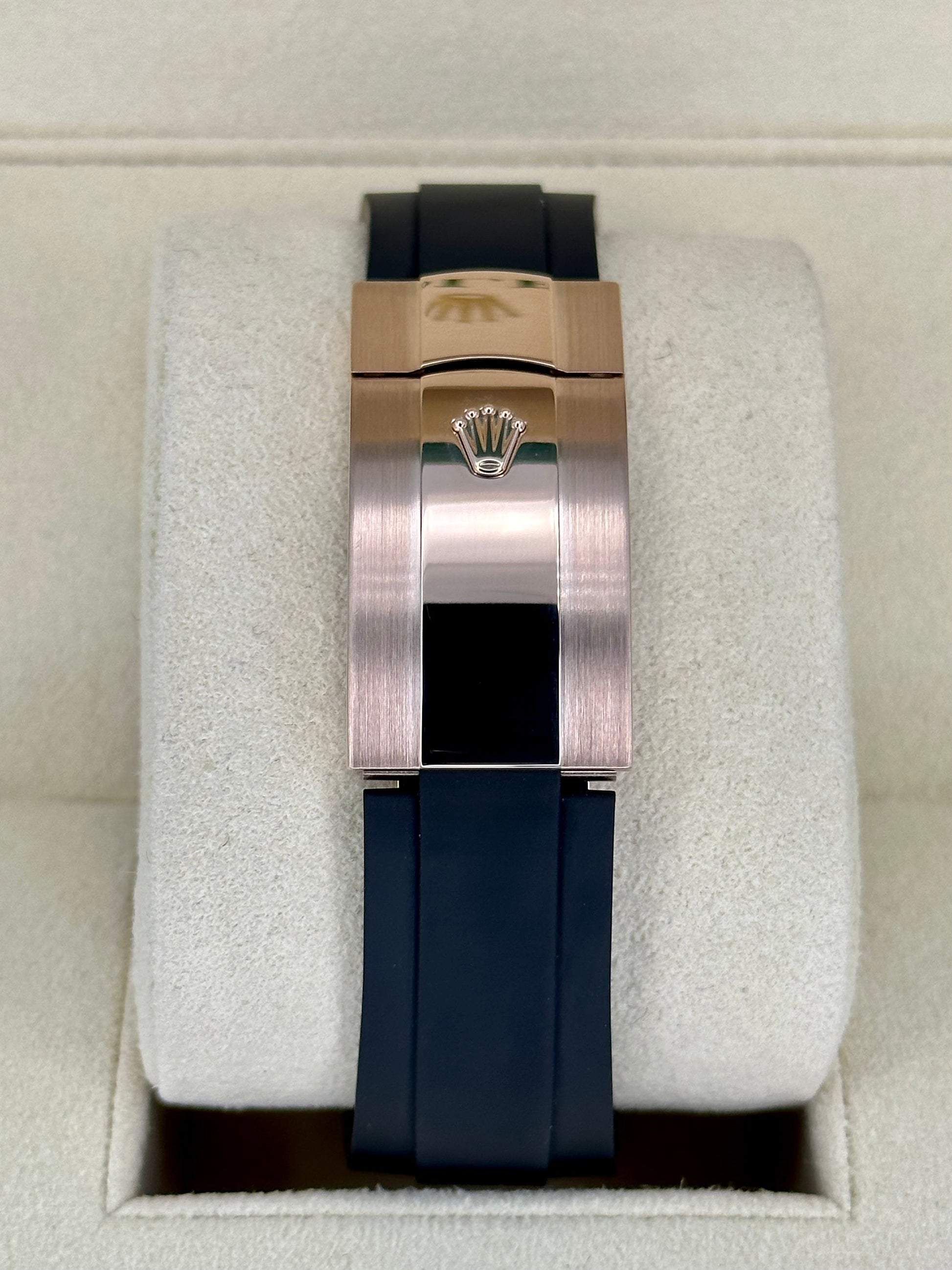 2022 Rolex Sky-Dweller 42mm 326235 Rose Gold Oysterflex Chocolate Dial - MyWatchLLC