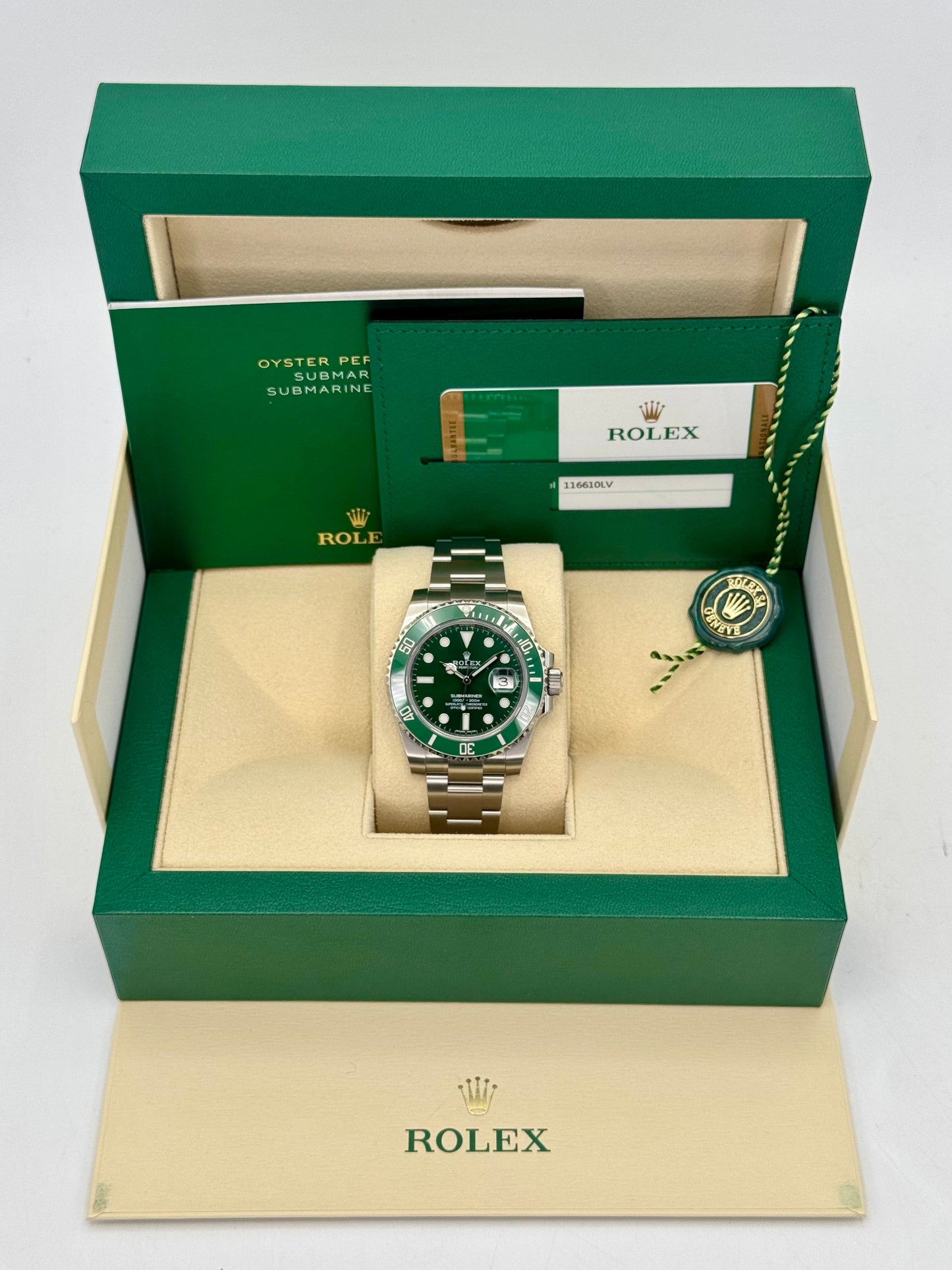 2017 Rolex Submariner "Hulk" 40mm 116610LV Green Dial - MyWatchLLC