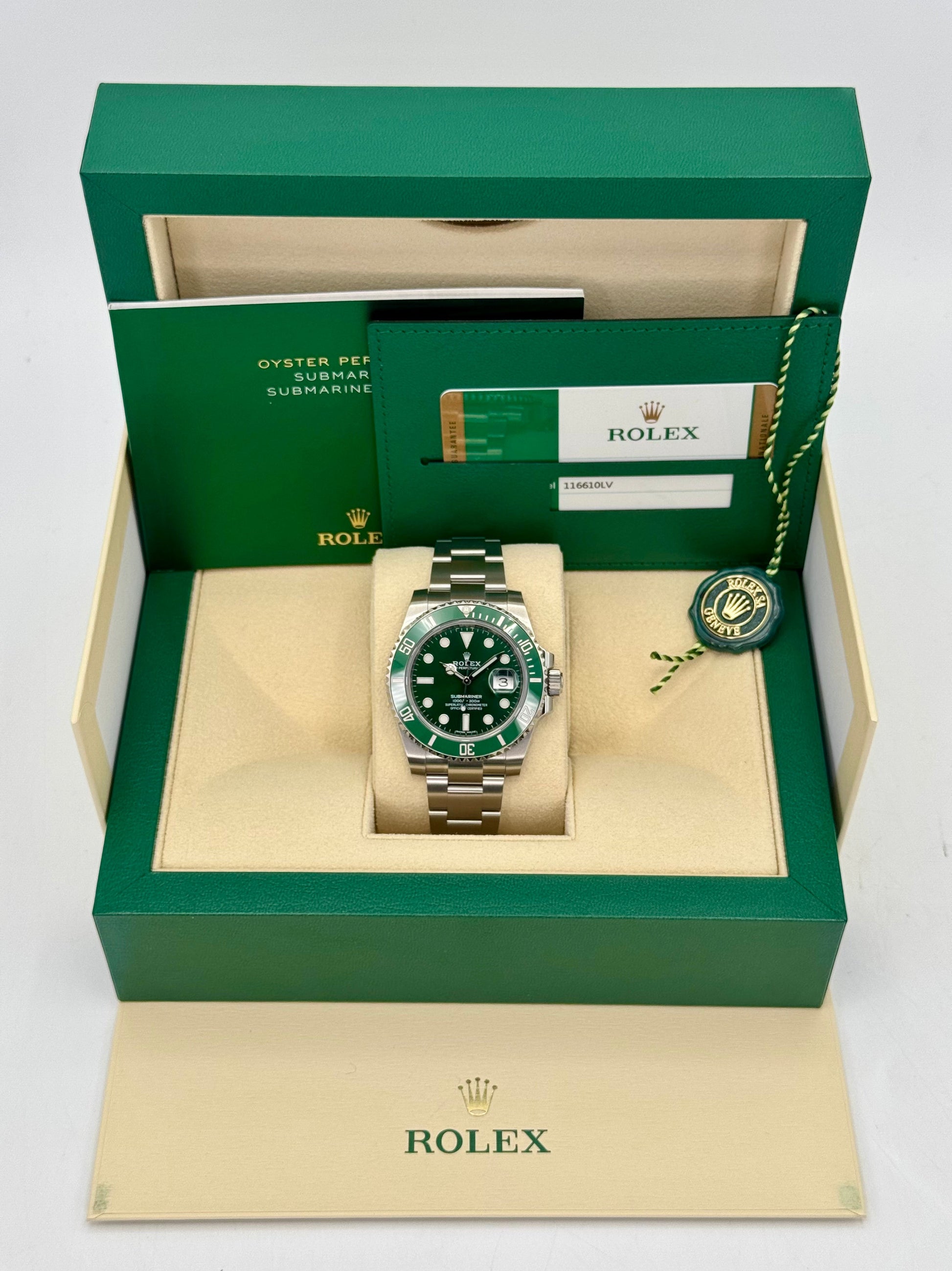 2017 Rolex Submariner "Hulk" 40mm 116610LV Green Dial - MyWatchLLC