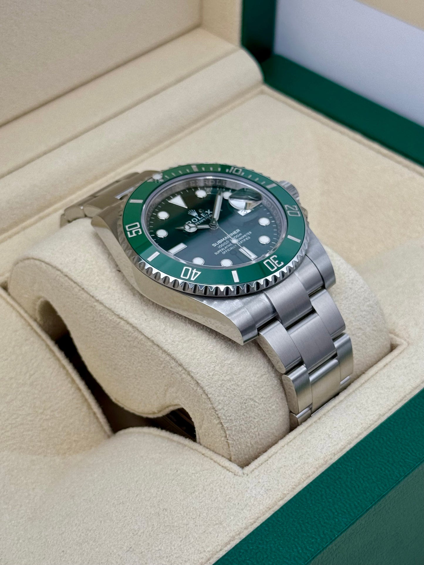 2017 Rolex Submariner "Hulk" 40mm 116610LV Green Dial - MyWatchLLC