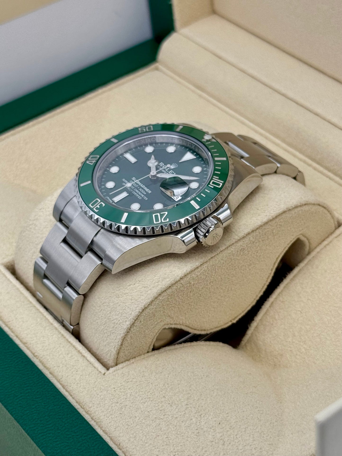 2017 Rolex Submariner "Hulk" 40mm 116610LV Green Dial - MyWatchLLC