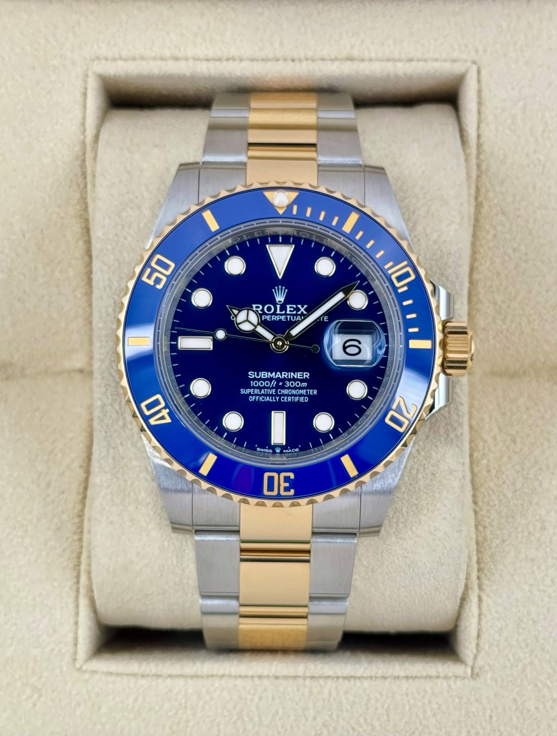 2024 Rolex Submariner "Bluesy" 41mm 126613LB Two-Tone Blue Dial - MyWatchLLC