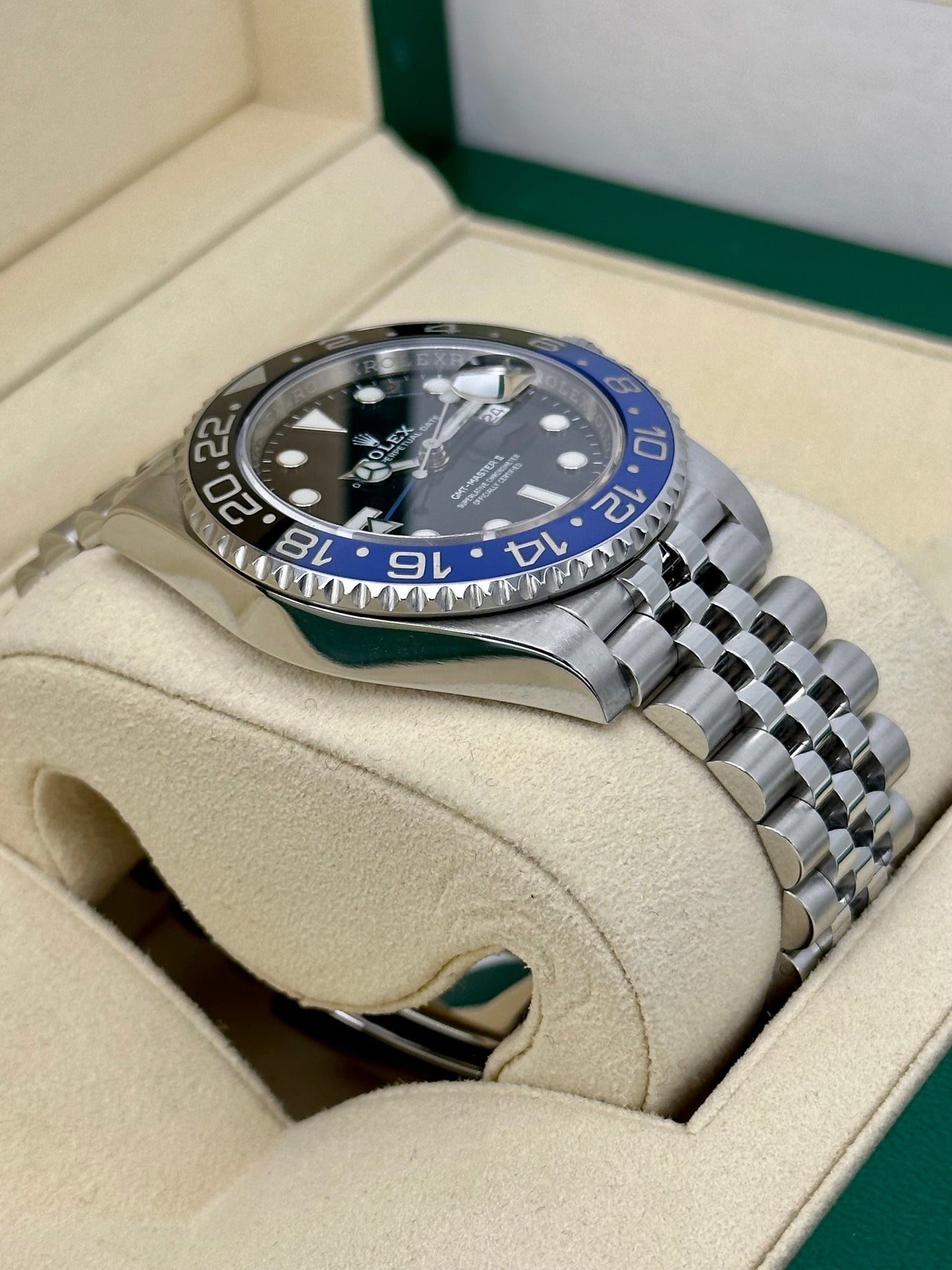 2019 Rolex GMT-Master II “Batgirlâ€?40mm 126710BLNR Jubilee Black Dial - MyWatchLLC