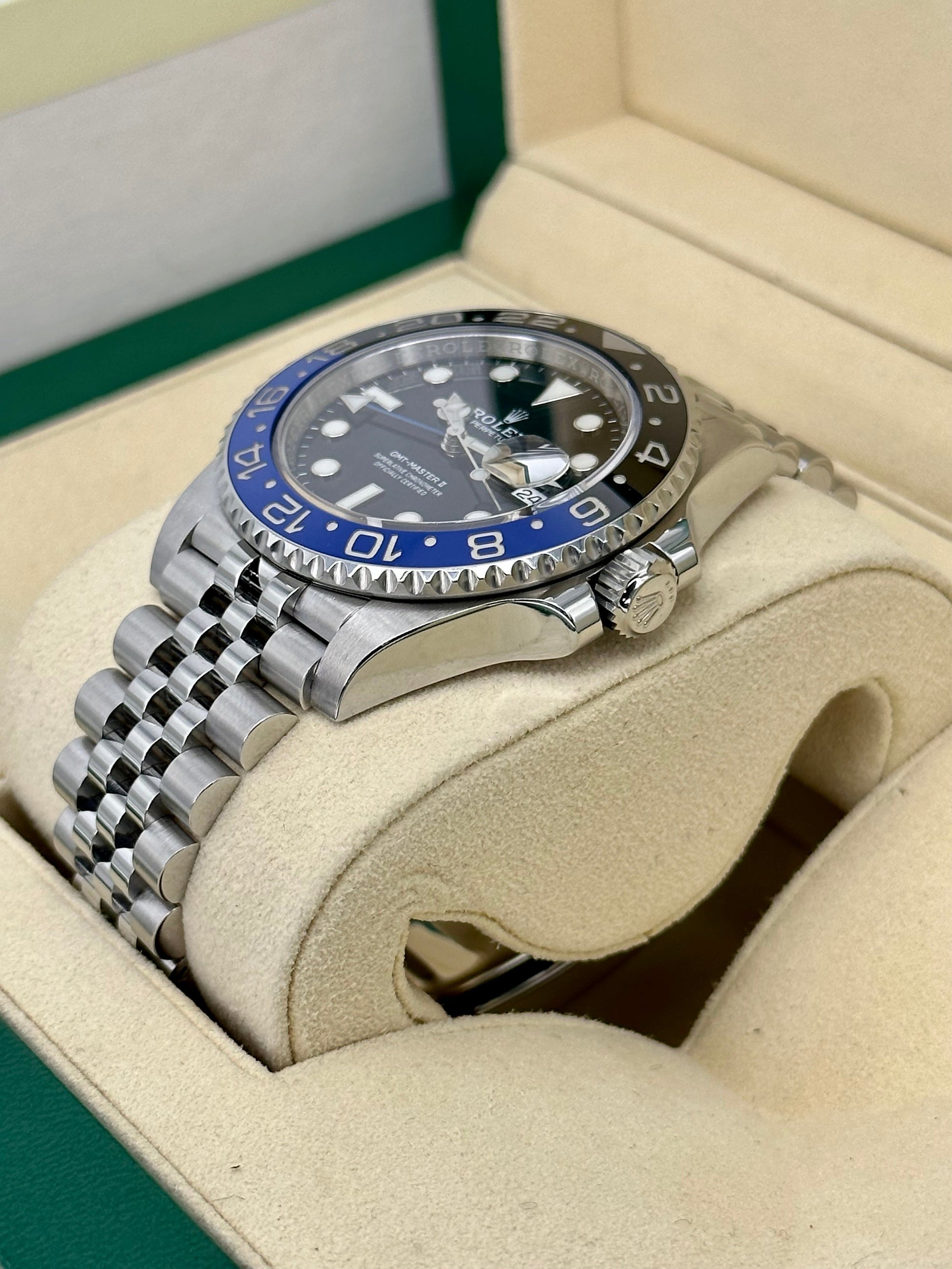 2019 Rolex GMT-Master II “Batgirlâ€?40mm 126710BLNR Jubilee Black Dial - MyWatchLLC