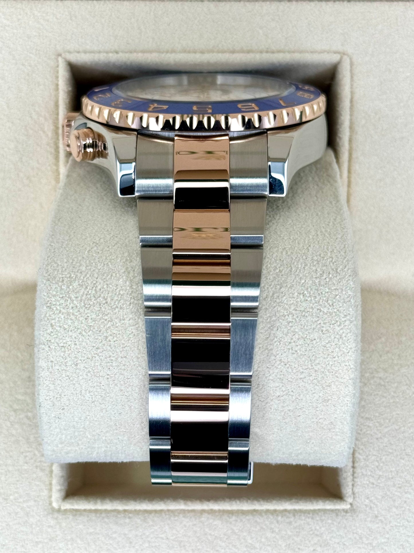 2018 Rolex Yacht-Master II 44mm 116681 Two-Tone White Dial - MyWatchLLC