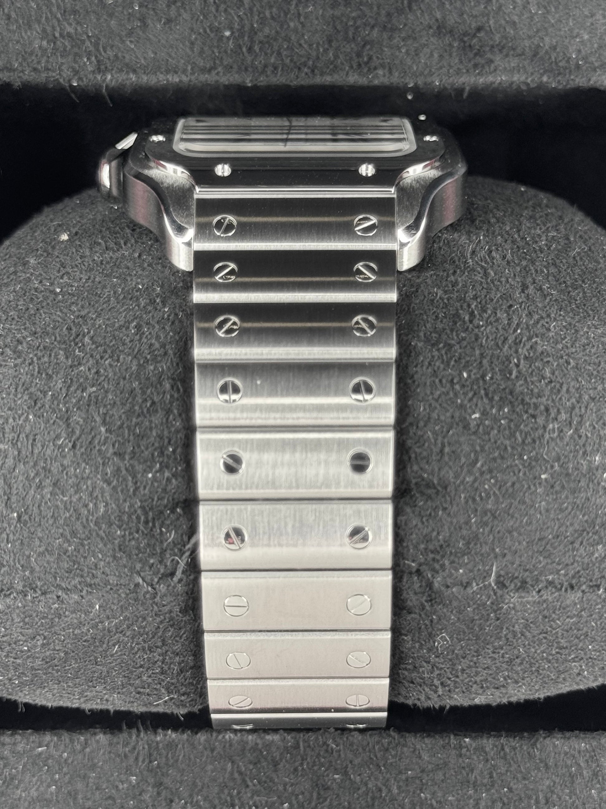 2022 Santos De Cartier 39.8mm WSSA0018 Stainless Steel White Dial - MyWatchLLC