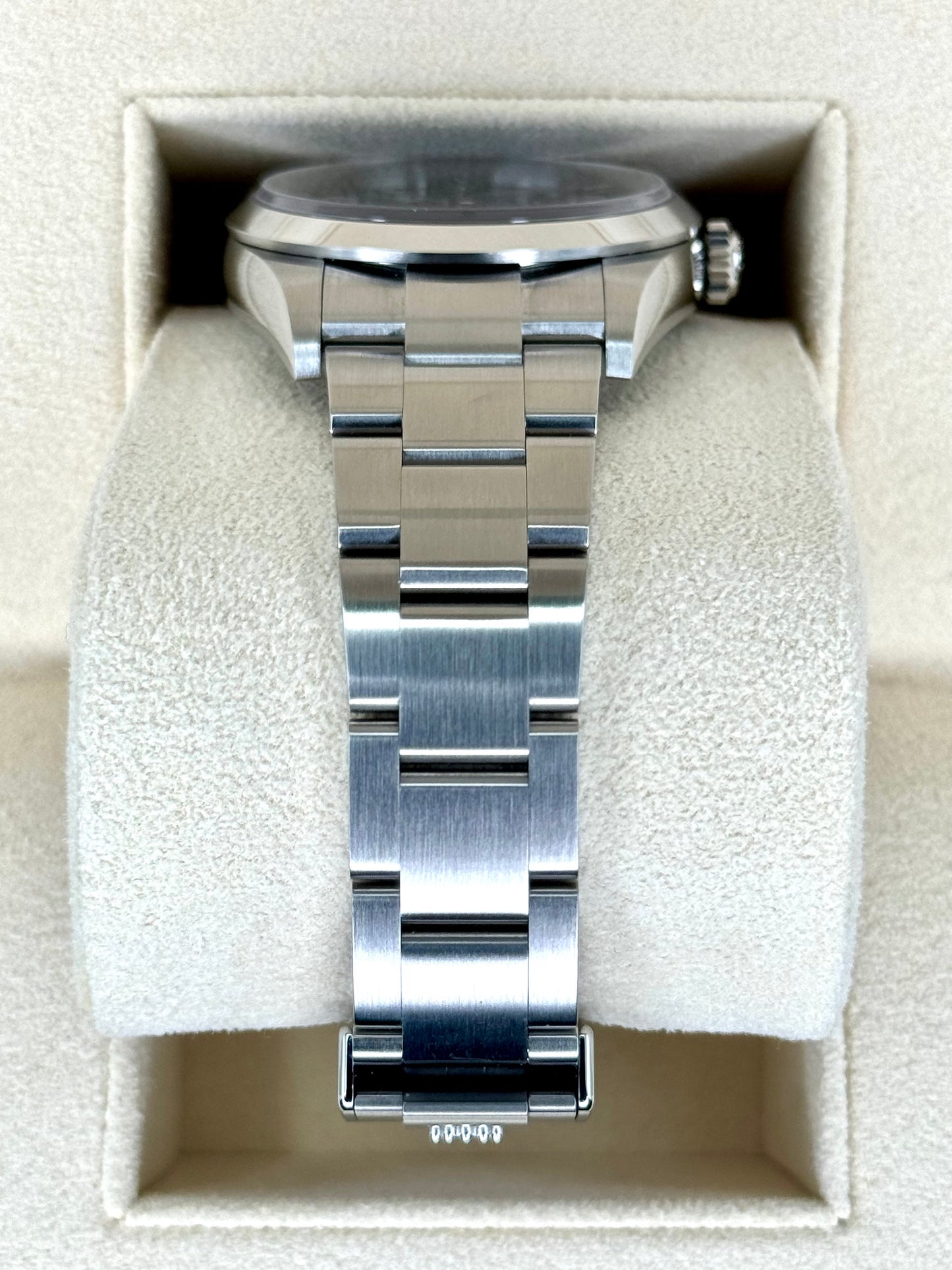 NEW 2024 Rolex Explorer 36mm Stainless Steel Black Dial 124270 - MyWatchLLC