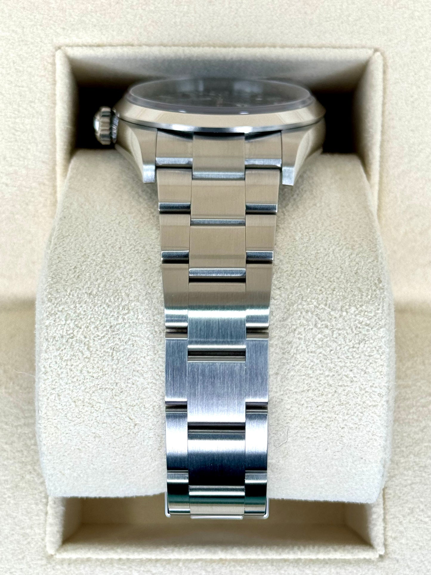 NEW 2024 Rolex Explorer 36mm Stainless Steel Black Dial 124270 - MyWatchLLC