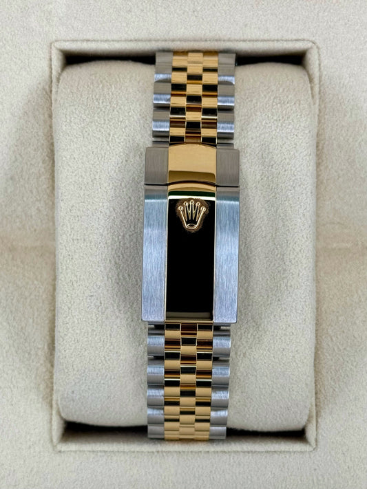 2022 Rolex Datejust 41mm 126333 Two-Tone Jubilee Black Diamond Dial - MyWatchLLC