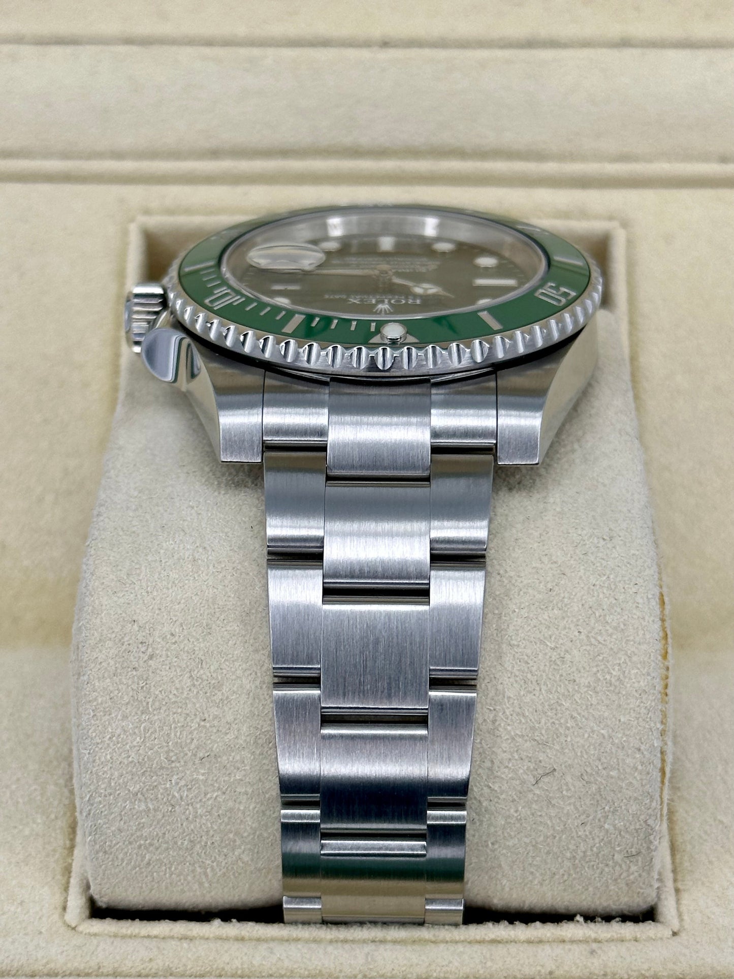 2015 Rolex Submariner Date "Hulk" 40mm 116610LV Oyster Green Dial - MyWatchLLC