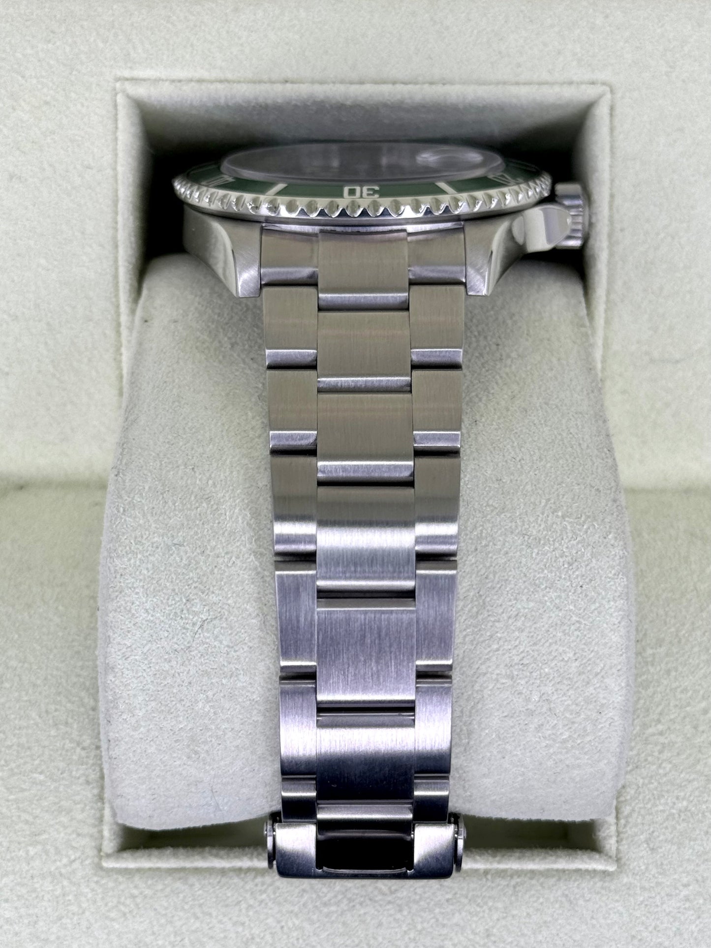 2009 Rolex Submariner "Kermit" 40mm 16610LV Stainless Steel Black Dial - MyWatchLLC