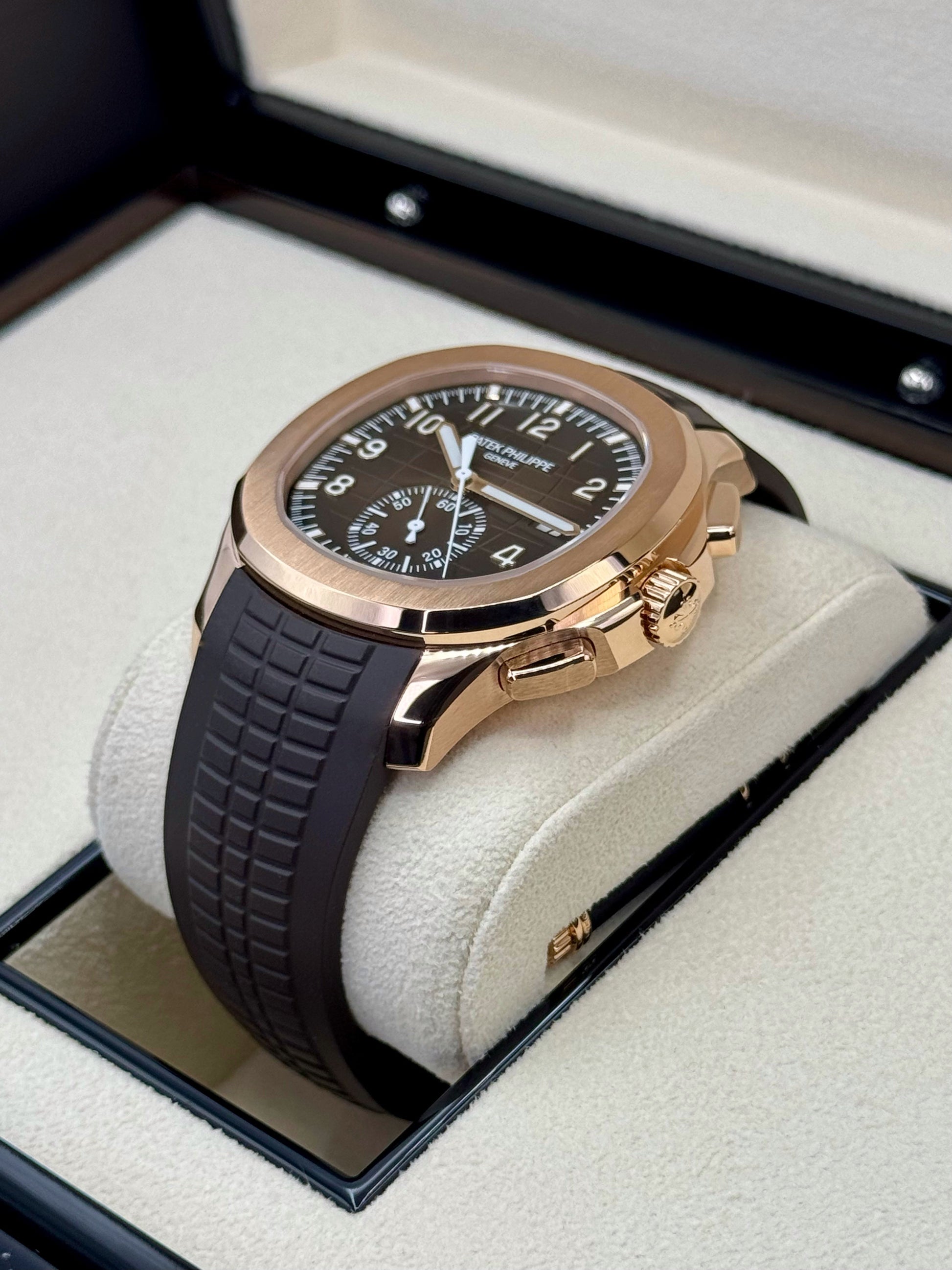 2024 Patek Philippe 5968R Aquanaut Chronograph Rose Gold - MyWatchLLC