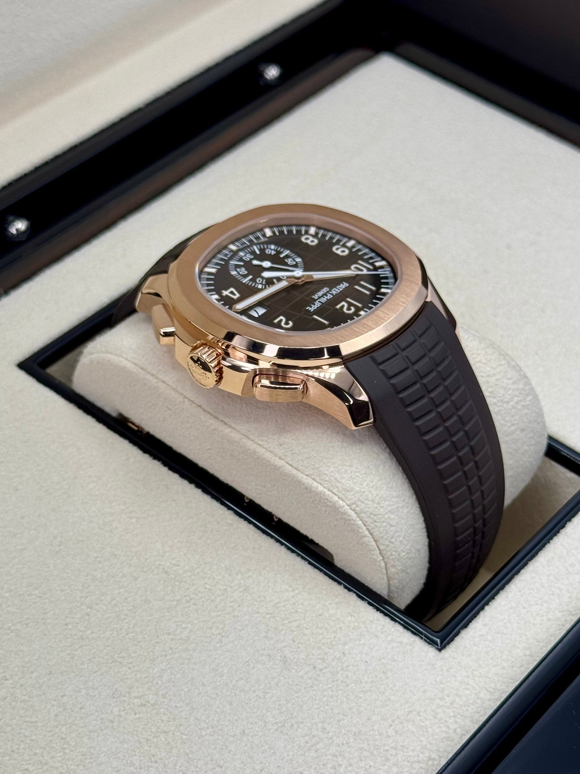 2024 Patek Philippe 5968R Aquanaut Chronograph Rose Gold - MyWatchLLC