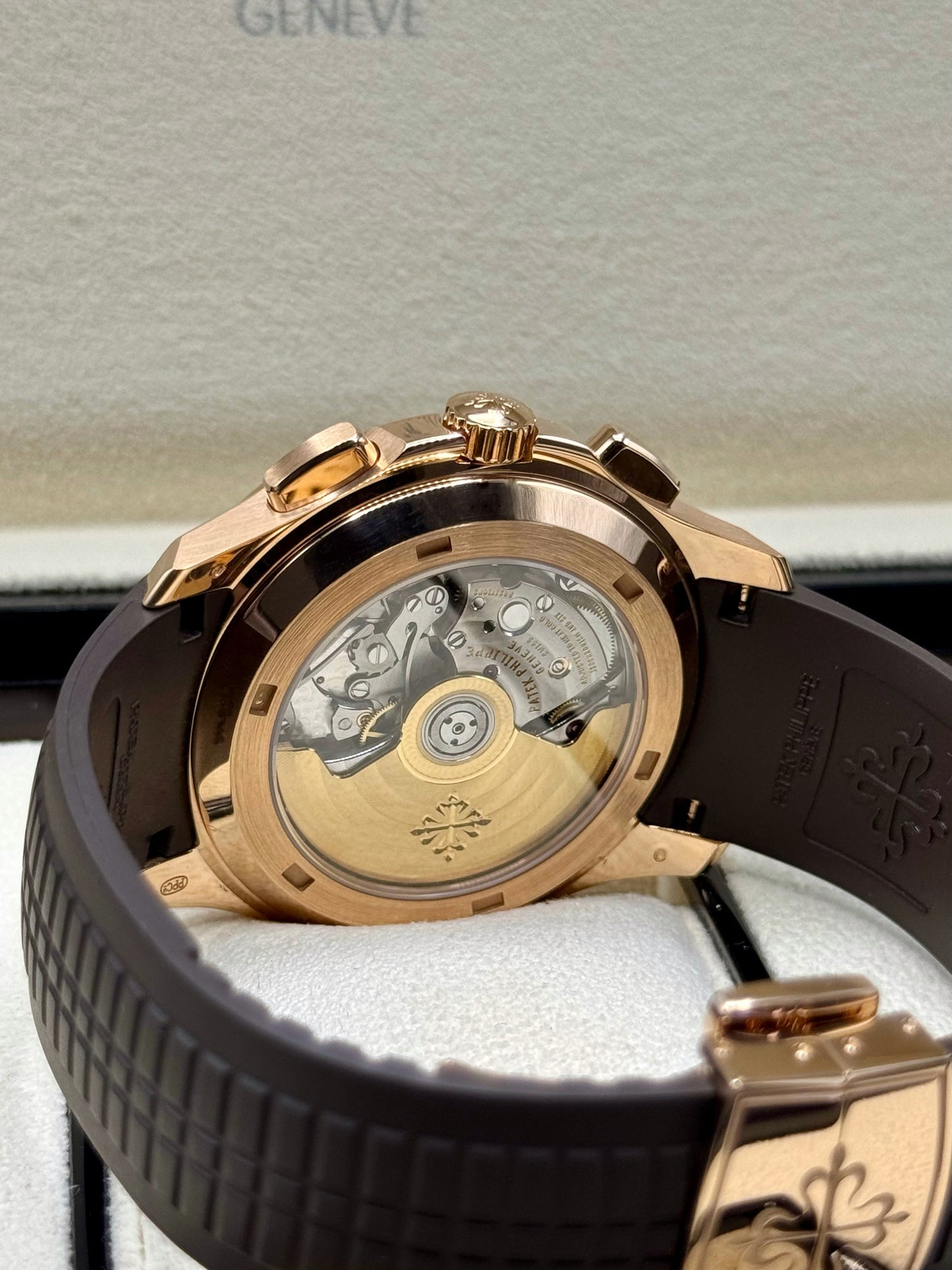 2024 Patek Philippe 5968R Aquanaut Chronograph Rose Gold - MyWatchLLC