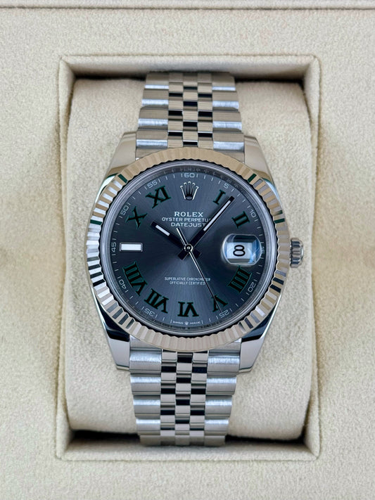 2024 Rolex Datejust 41mm 126334 Jubilee Wimbledon Dial - MyWatchLLC