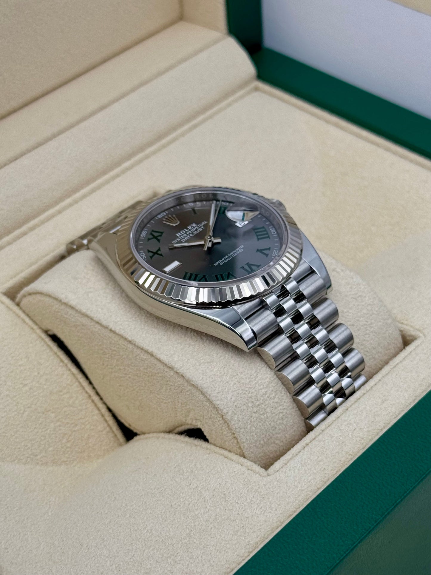 2024 Rolex Datejust 41mm 126334 Jubilee Wimbledon Dial - MyWatchLLC