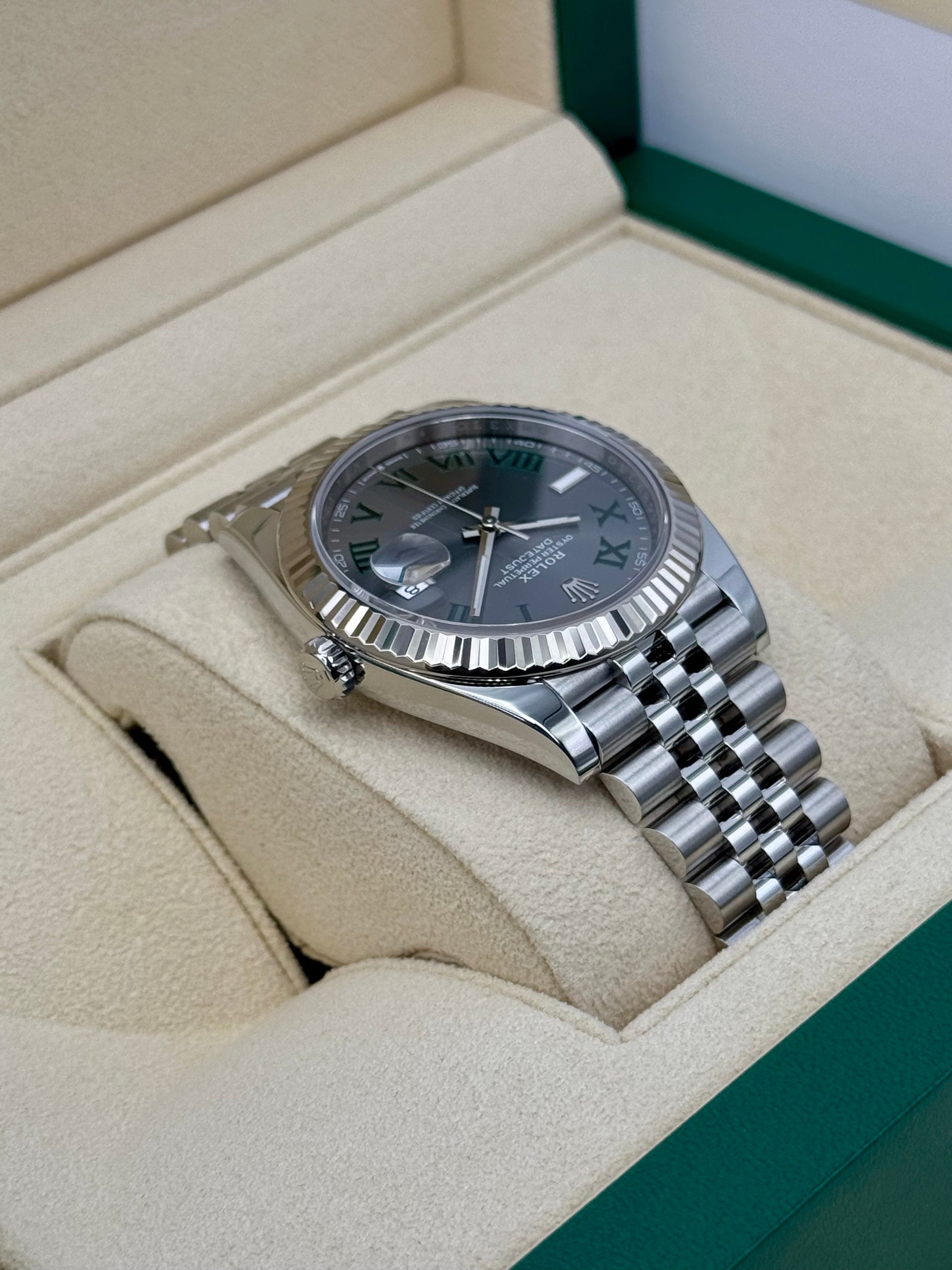2024 Rolex Datejust 41mm 126334 Jubilee Wimbledon Dial - MyWatchLLC