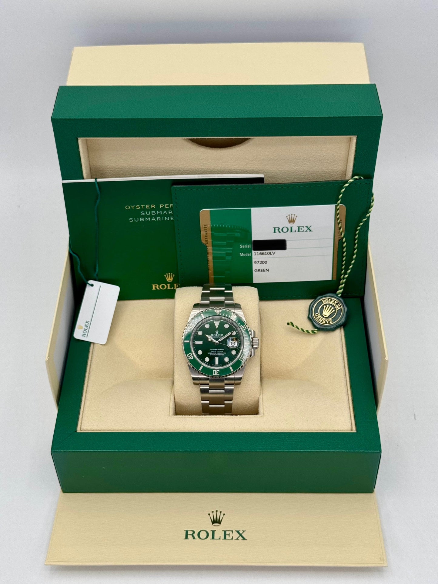 2017 Rolex Submariner "Hulk" 40mm 116610LV Green Dial - MyWatchLLC