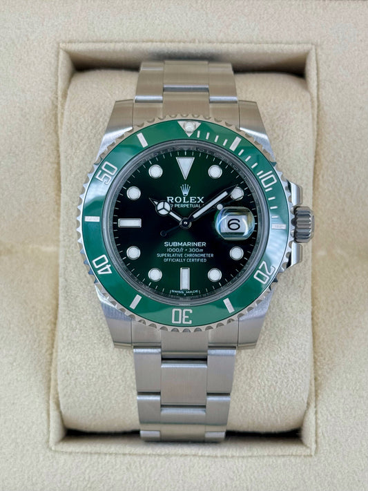 2017 Rolex Submariner "Hulk" 40mm 116610LV Green Dial - MyWatchLLC