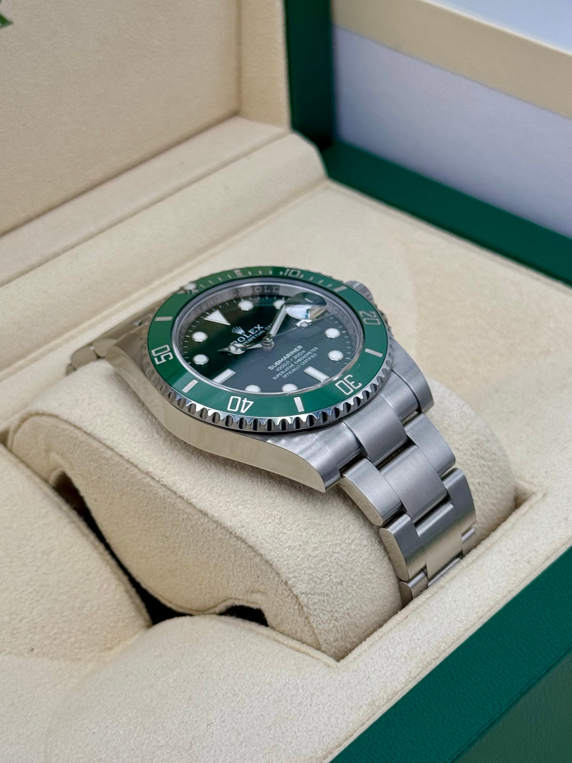 2017 Rolex Submariner "Hulk" 40mm 116610LV Green Dial - MyWatchLLC
