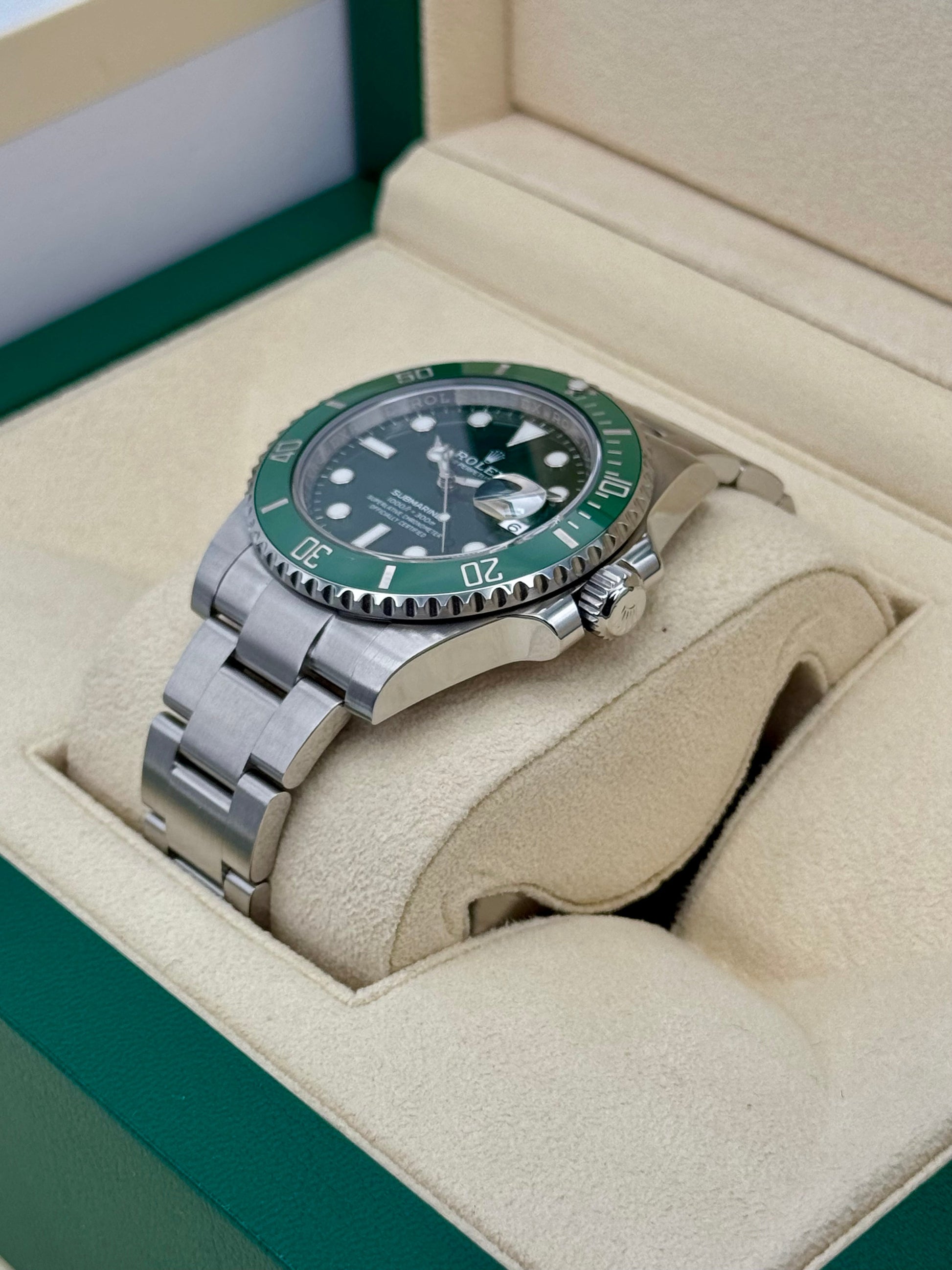 2017 Rolex Submariner "Hulk" 40mm 116610LV Green Dial - MyWatchLLC