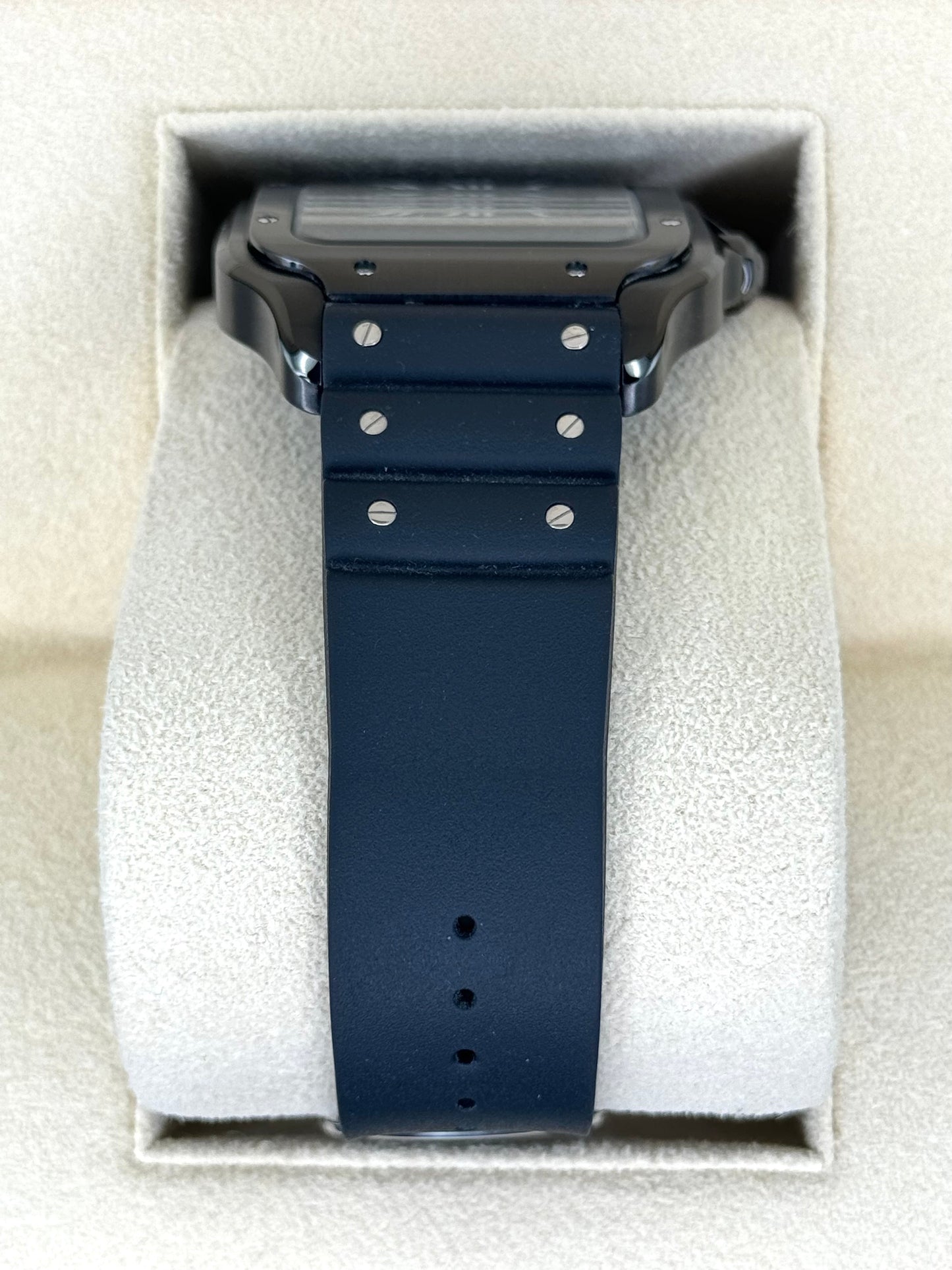 2023 Cartier Santos De Cartier 39.8mm WSSA0039 Steel Black Dial - MyWatchLLC