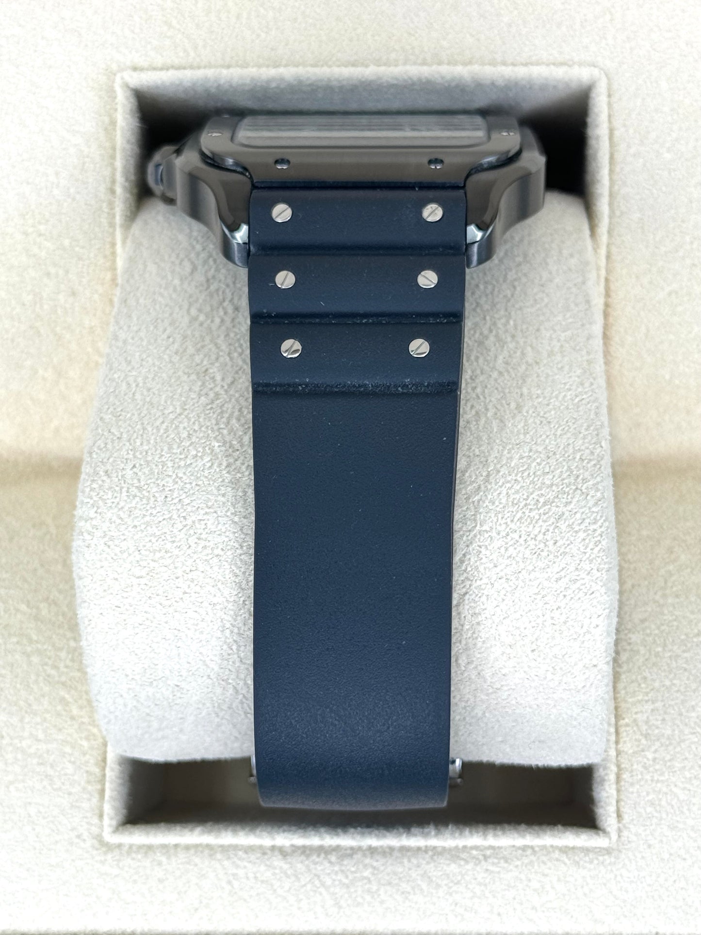 2023 Cartier Santos De Cartier 39.8mm WSSA0039 Steel Black Dial - MyWatchLLC