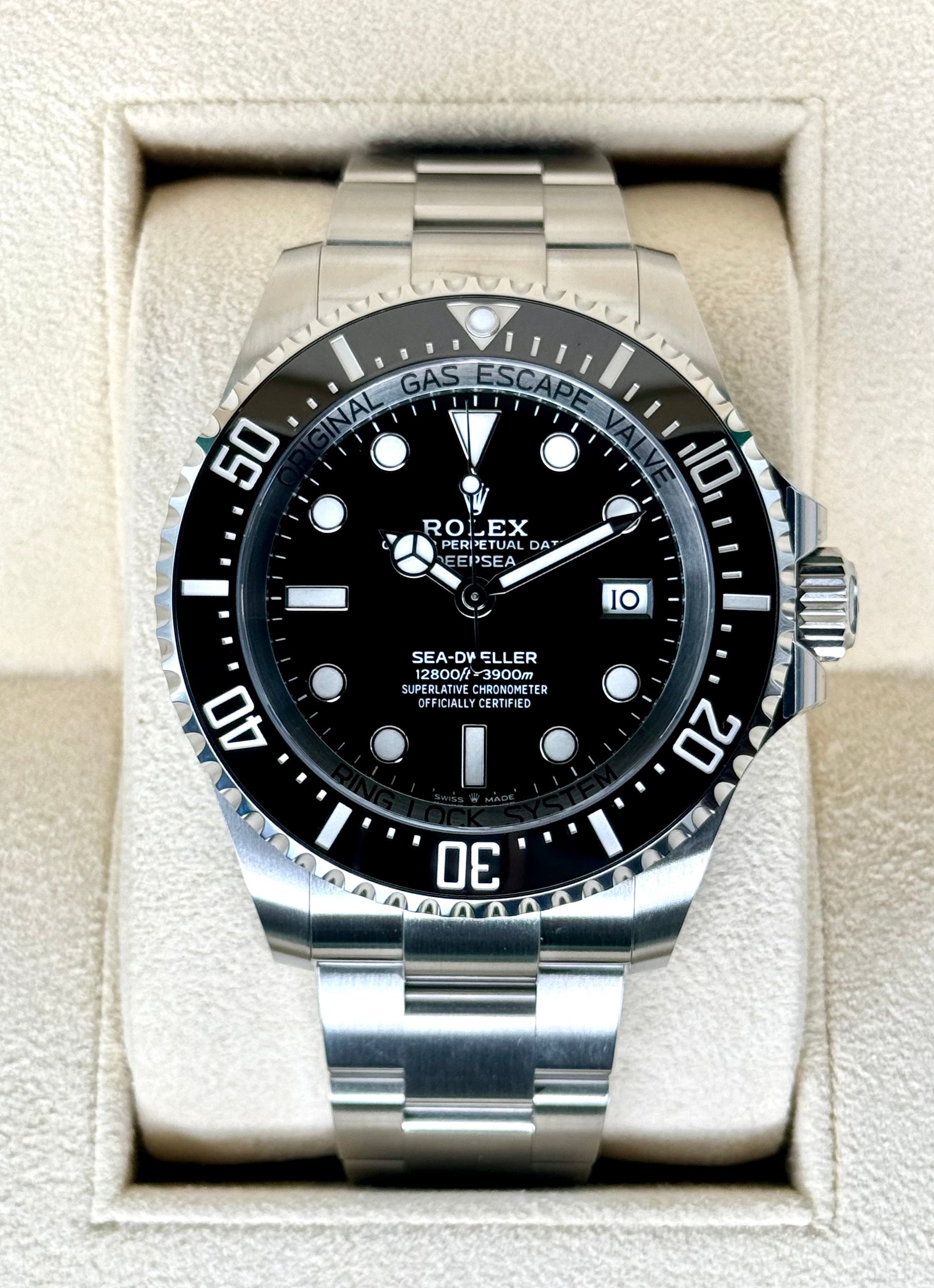 NEW 2024 Rolex Deepsea 44mm 136660 Stainless Steel Black Dial - MyWatchLLC