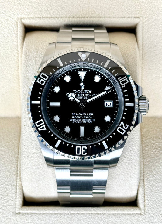 NEW 2024 Rolex Deepsea 44mm 136660 Stainless Steel Black Dial - MyWatchLLC
