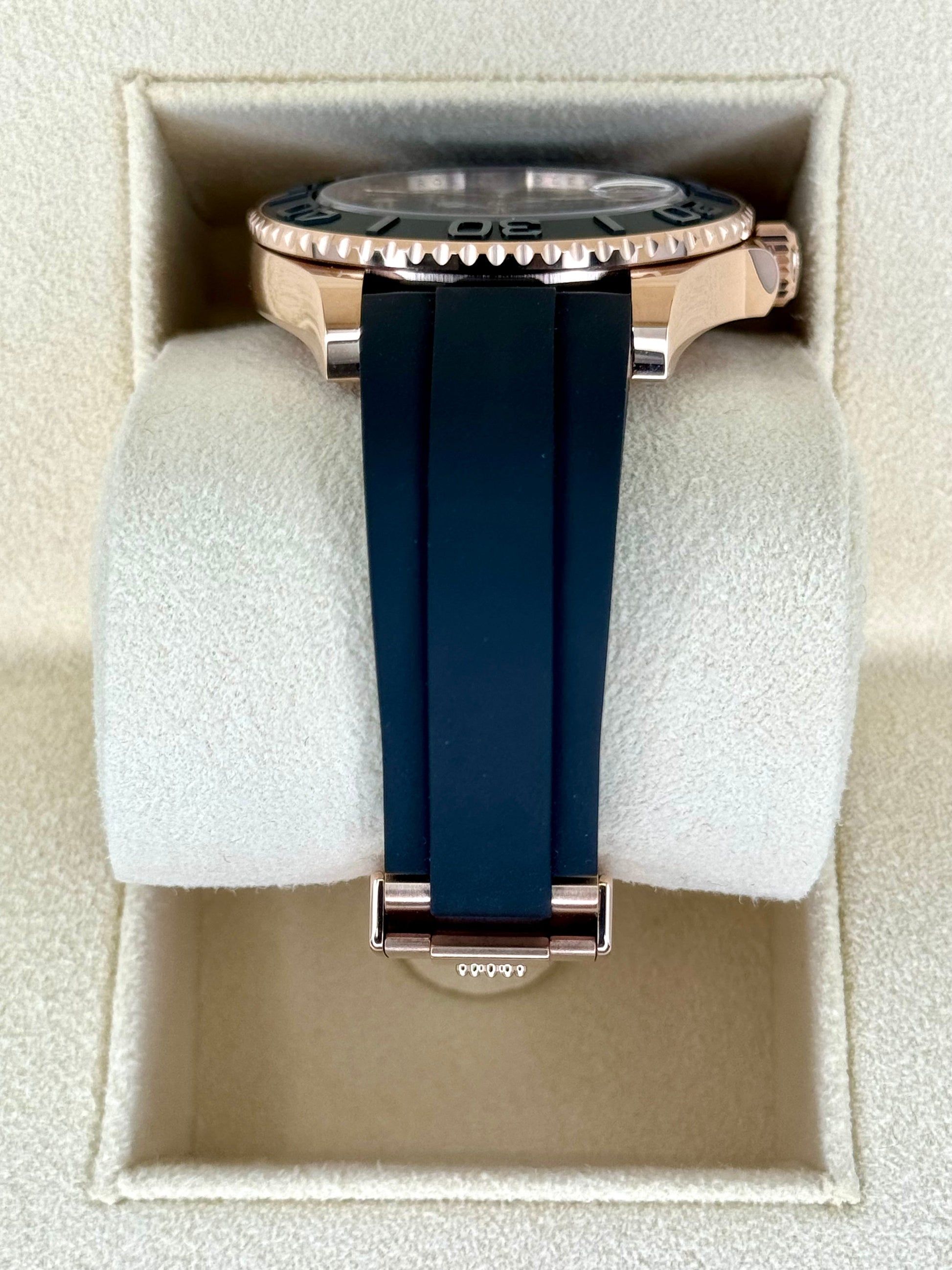 NEW 2023 Rolex Yacht-Master 37mm 268655 Rose Gold Black Dial - MyWatchLLC