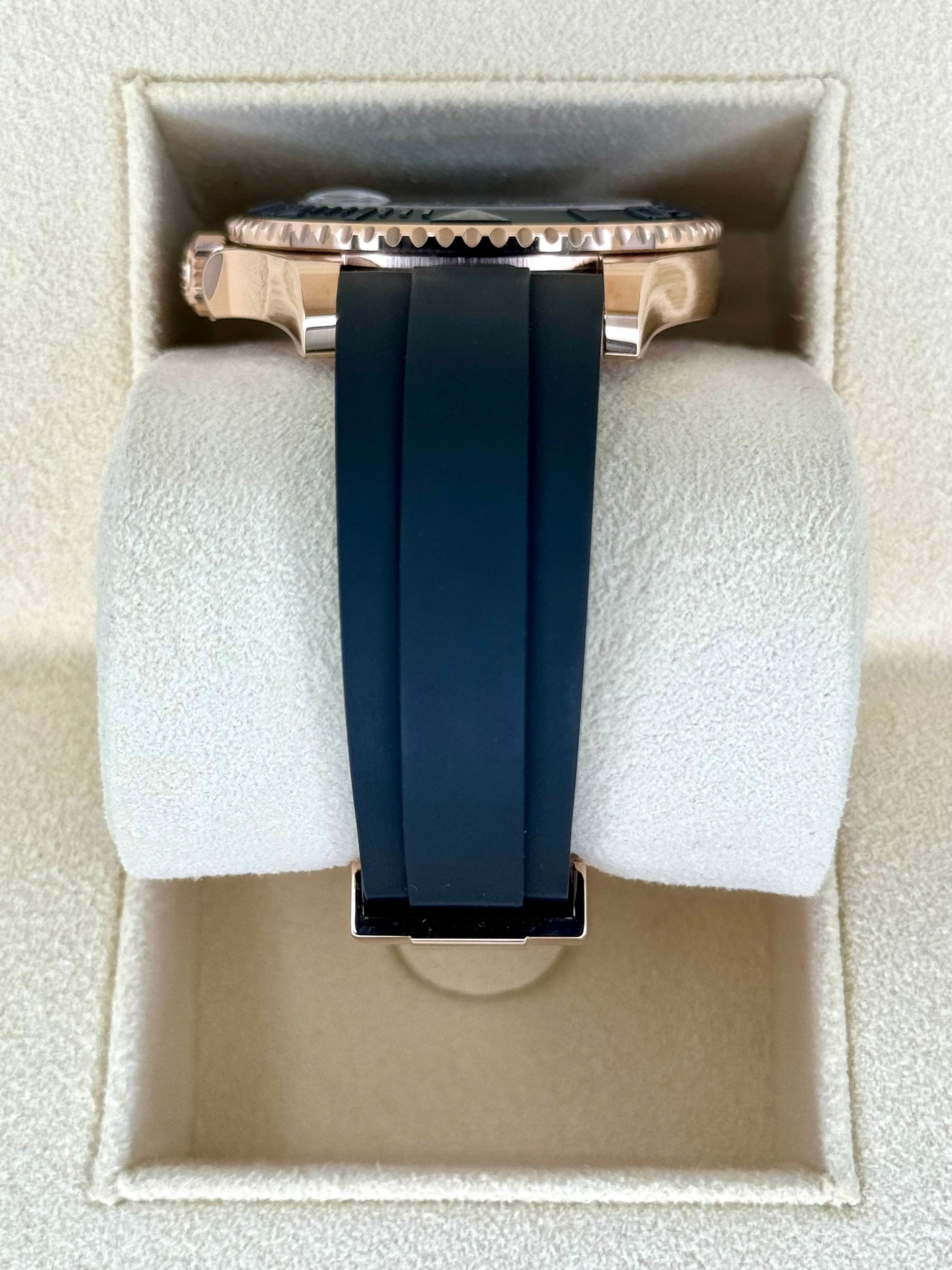 NEW 2023 Rolex Yacht-Master 37mm 268655 Rose Gold Black Dial - MyWatchLLC