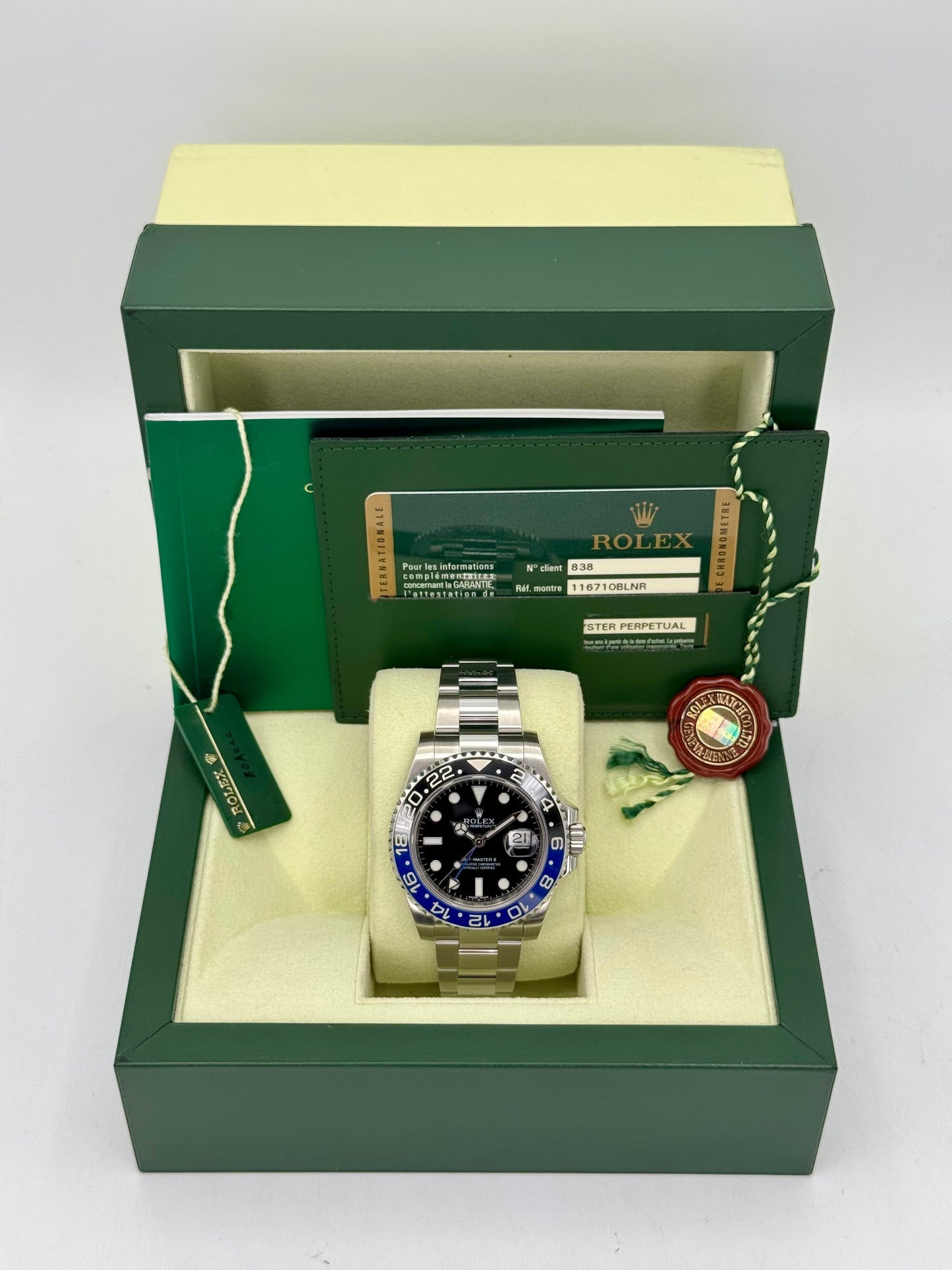 2014 Rolex GMT-Master II “Batmanâ€?40mm 116710BLNR Oyster - MyWatchLLC