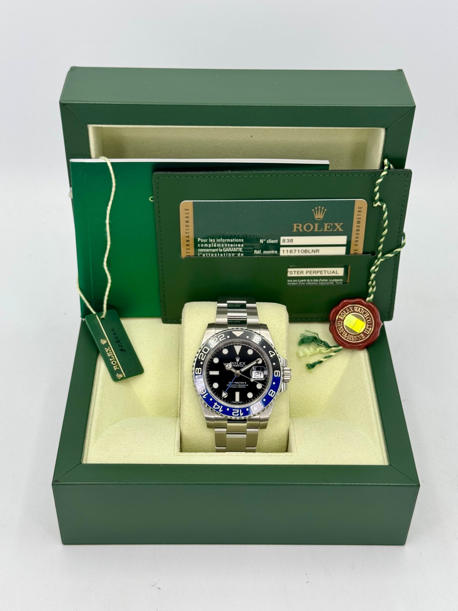 2014 Rolex GMT-Master II “Batmanâ€?40mm 116710BLNR Oyster - MyWatchLLC