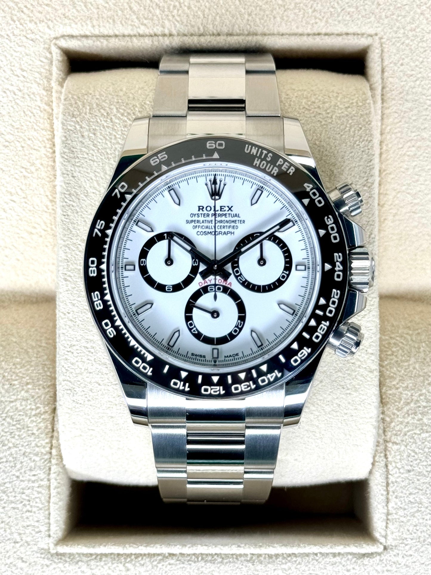 NEW 2024 Rolex Daytona 40mm 126500LN Stainless Steel Panda Dial - MyWatchLLC