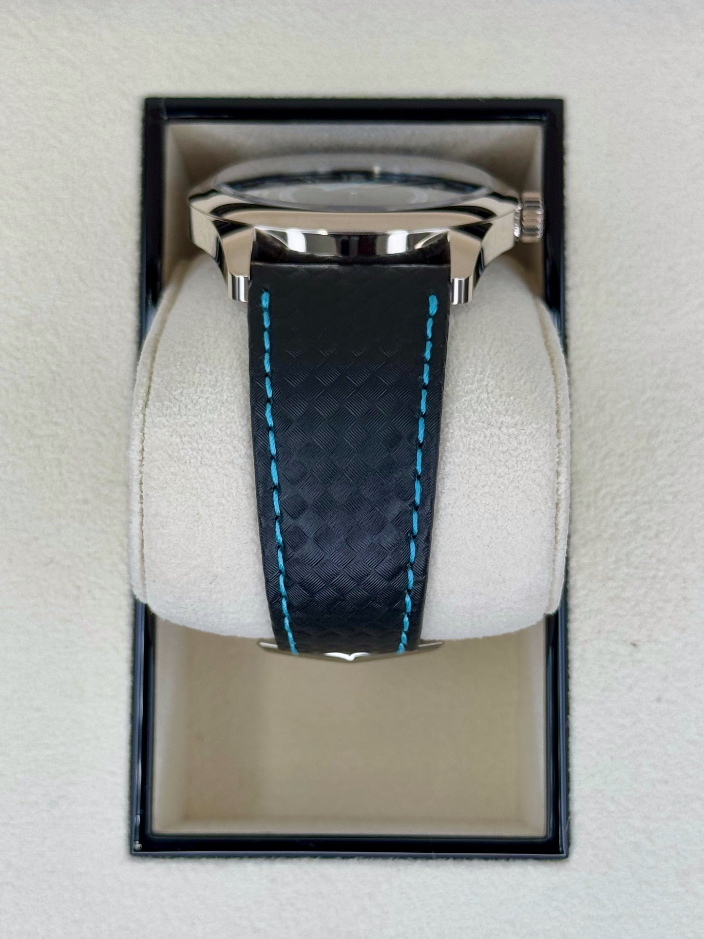 NEW 2023 Patek Philippe 6007G Calatrava White Gold Black Dial - MyWatchLLC