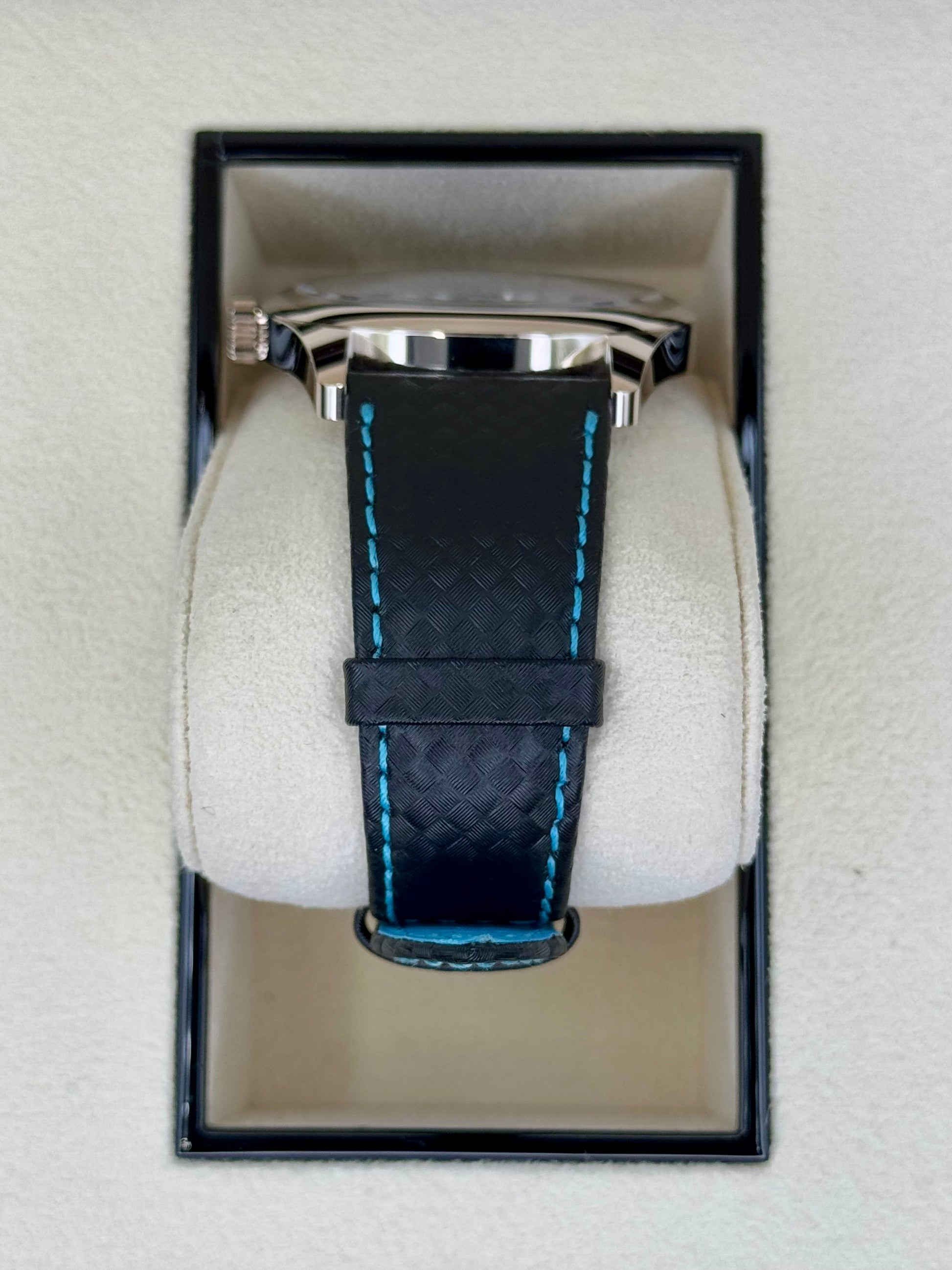 NEW 2023 Patek Philippe 6007G Calatrava White Gold Black Dial - MyWatchLLC