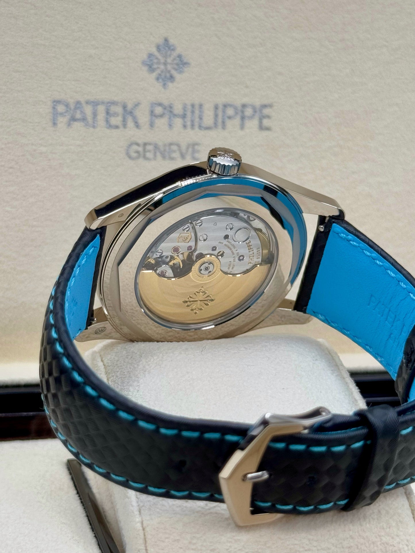 NEW 2023 Patek Philippe 6007G Calatrava White Gold Black Dial - MyWatchLLC