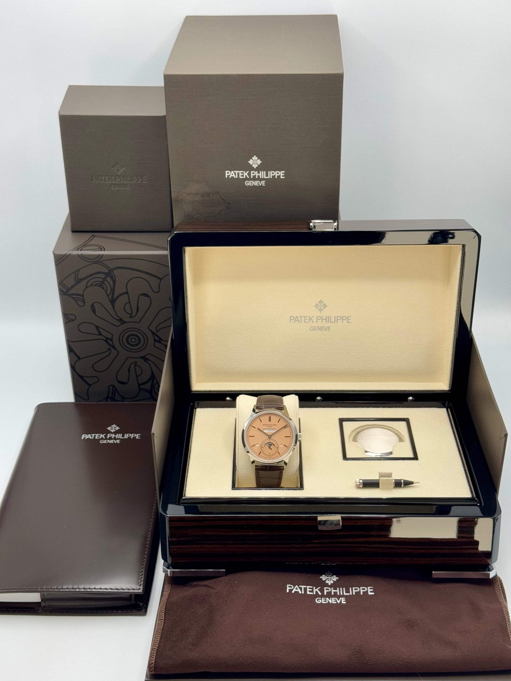 NEW 2024 Patek Philippe 5236P Perpetual Calendar Salmon Dial - MyWatchLLC