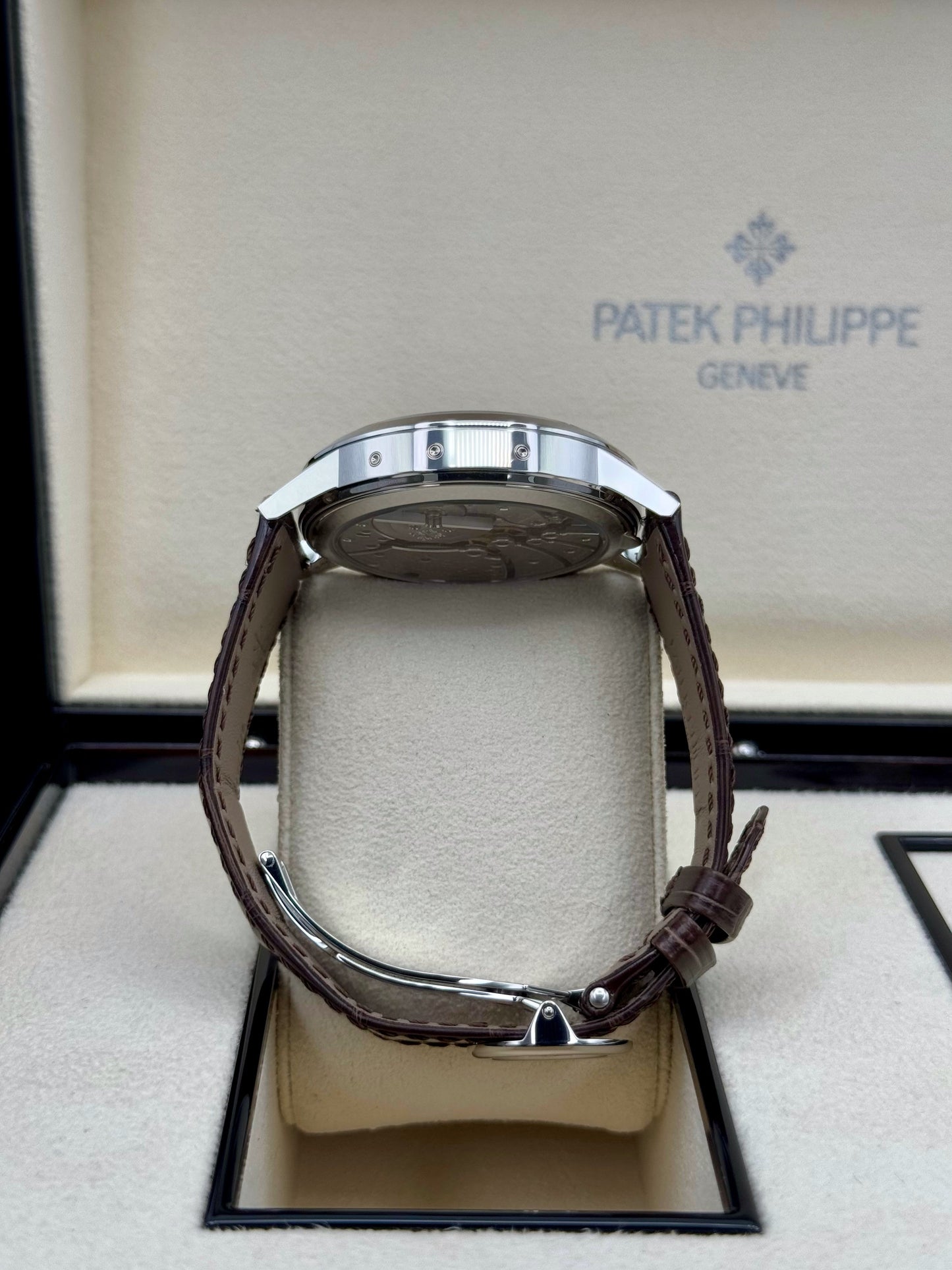 NEW 2024 Patek Philippe 5236P Perpetual Calendar Salmon Dial - MyWatchLLC
