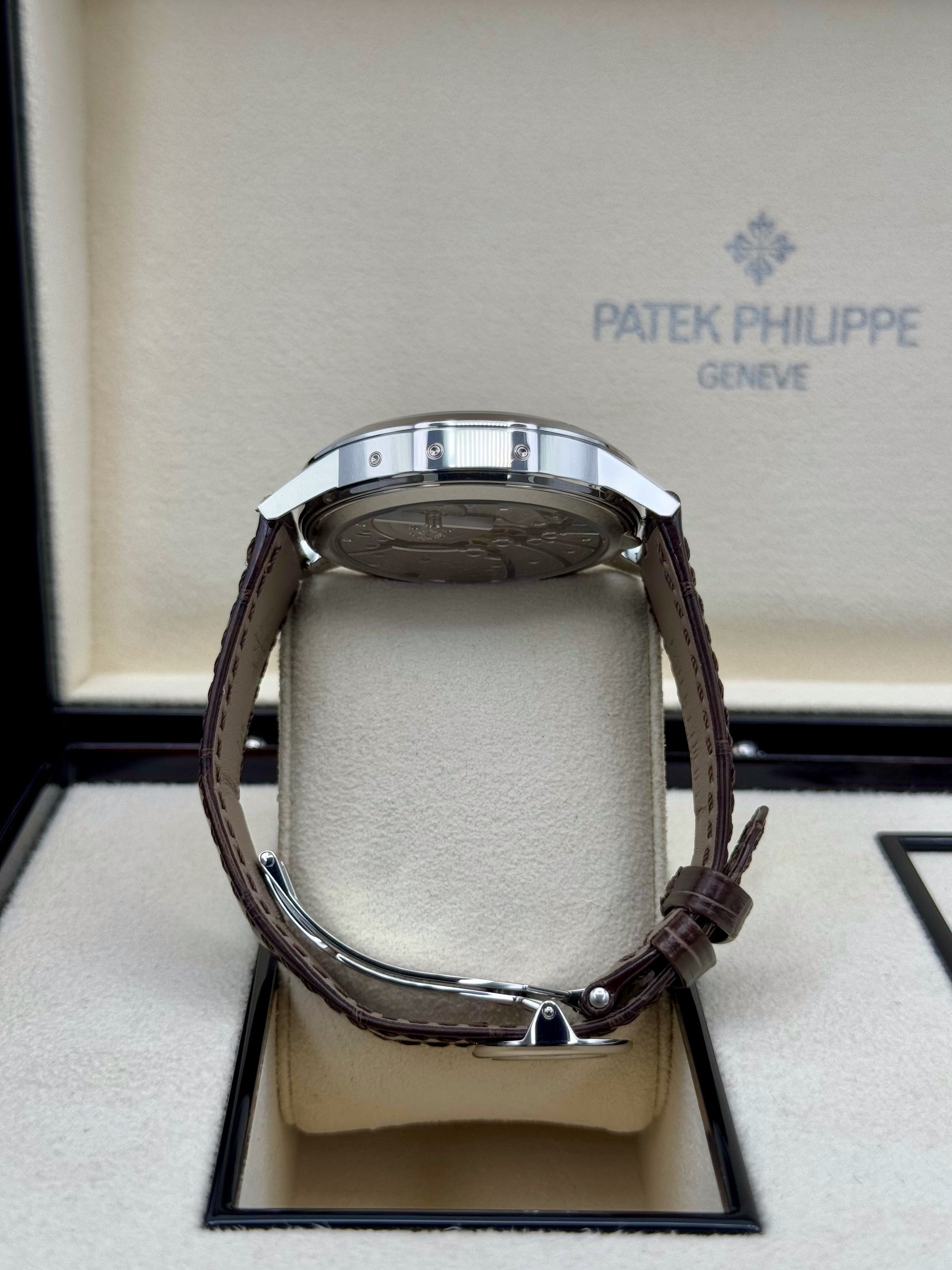 NEW 2024 Patek Philippe 5236P Perpetual Calendar Salmon Dial - MyWatchLLC