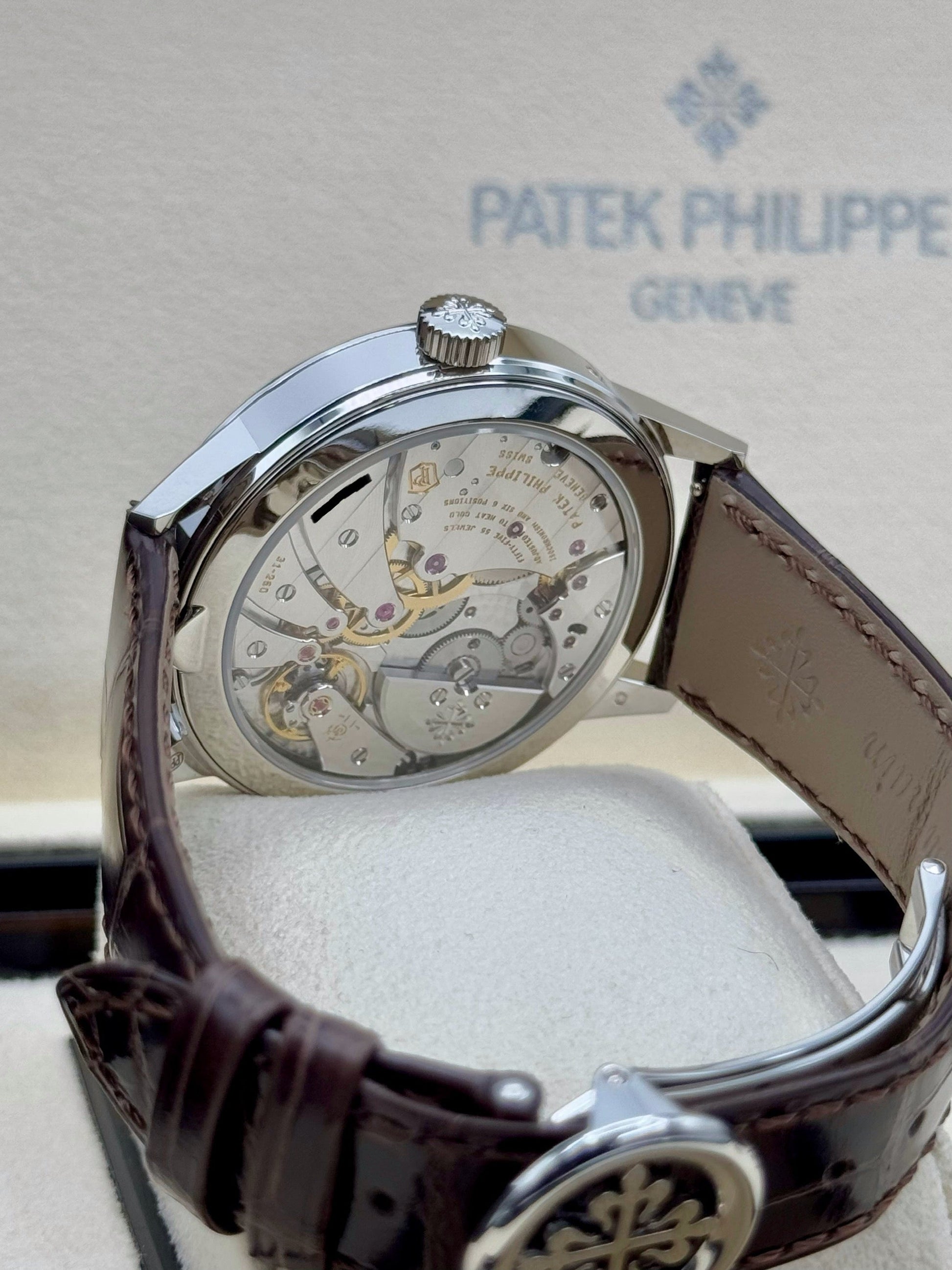 NEW 2024 Patek Philippe 5236P Perpetual Calendar Salmon Dial - MyWatchLLC