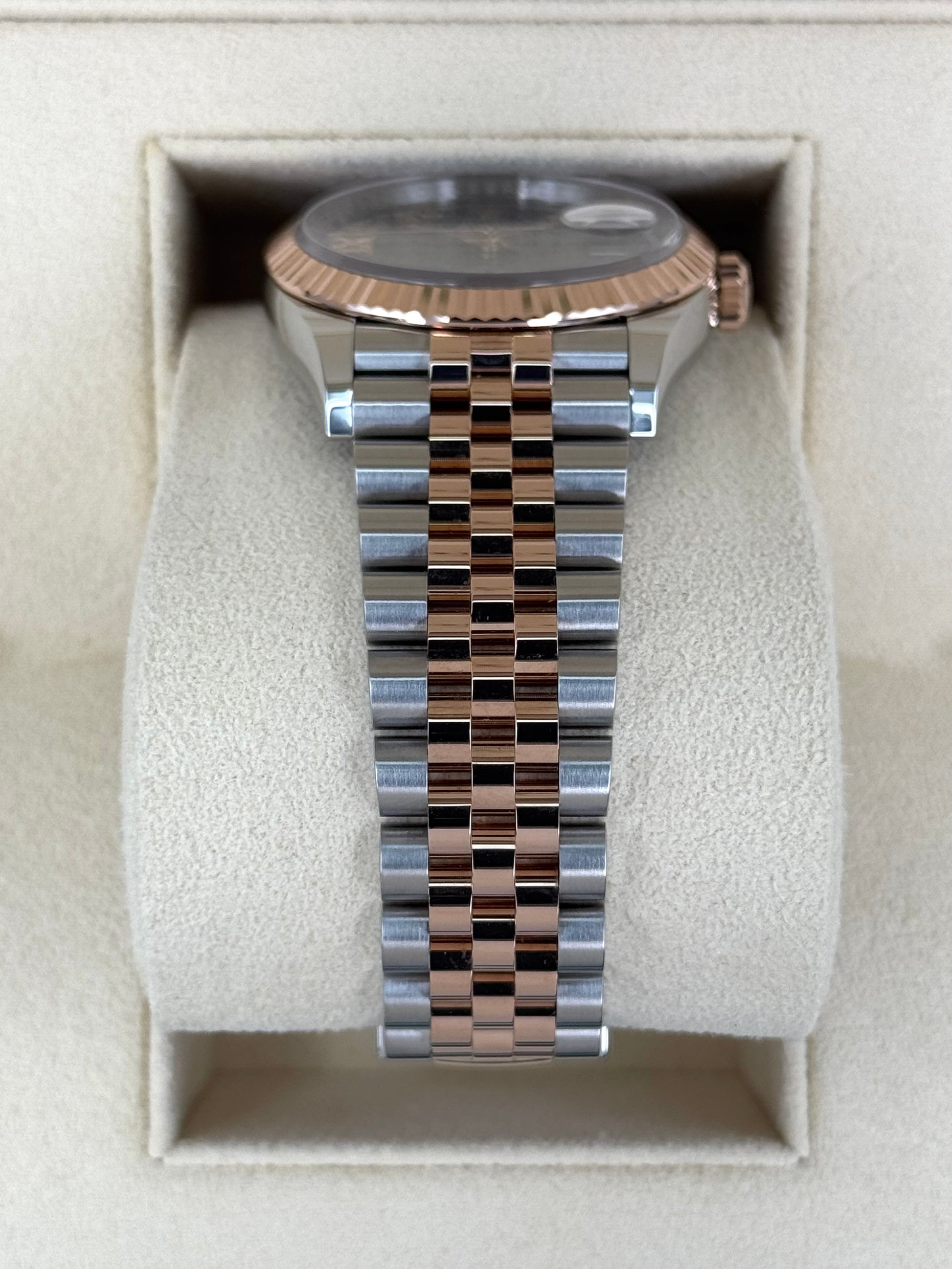 2020 Rolex Datejust 36mm 126231 Two-Tone Jubilee Slate Rhodium Diamond Dial - MyWatchLLC