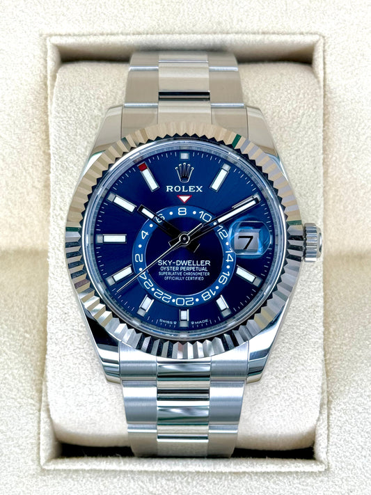 NEW 2024 Rolex Sky-Dweller 42mm 336934 Oyster Black Dial - MyWatchLLC