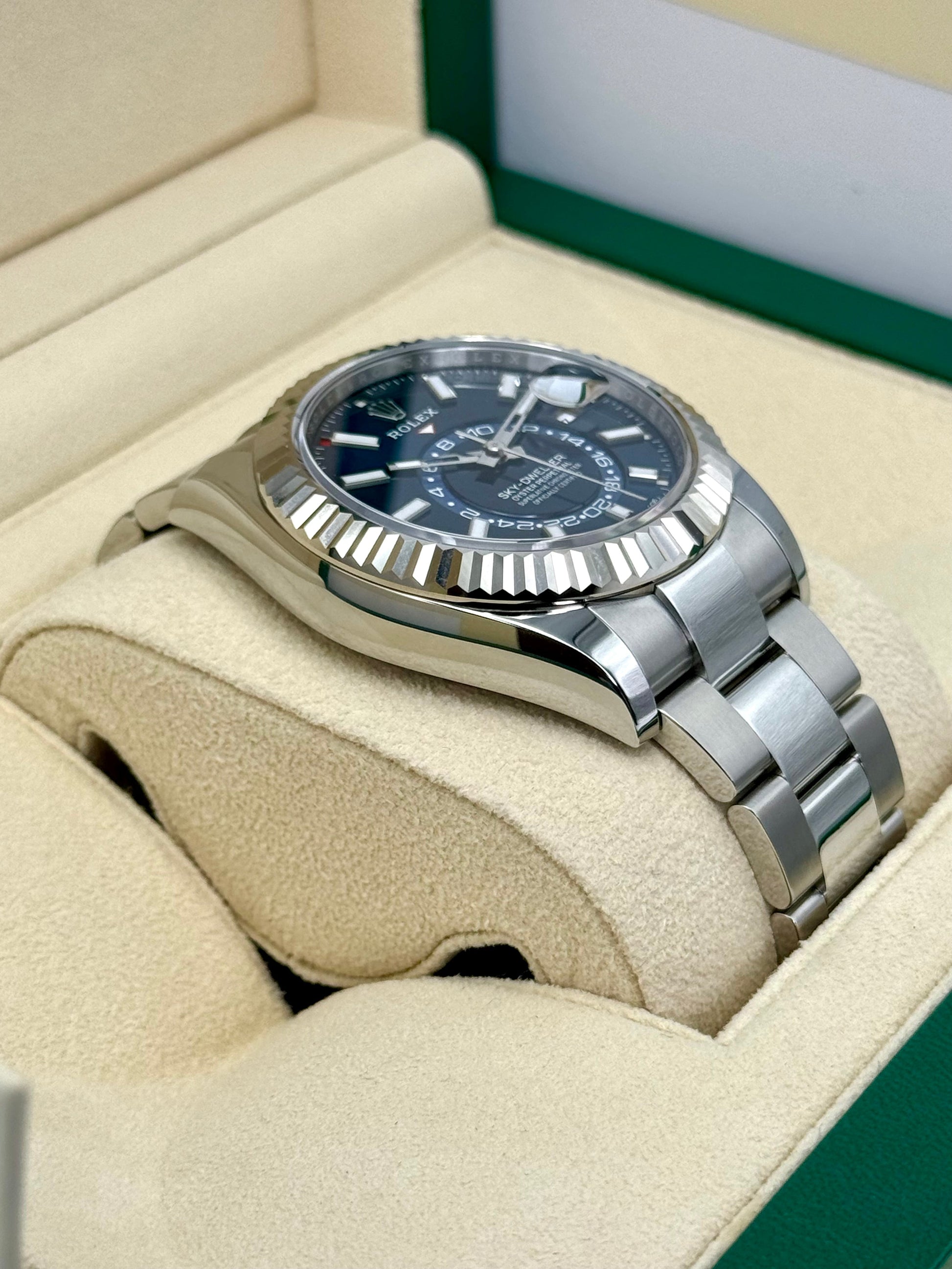 NEW 2024 Rolex Sky-Dweller 42mm 336934 Oyster Black Dial - MyWatchLLC