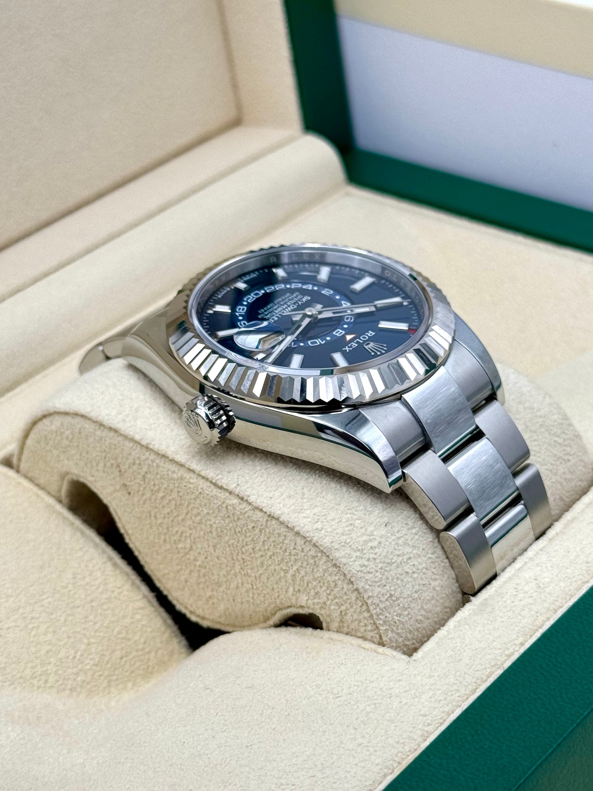 NEW 2024 Rolex Sky-Dweller 42mm 336934 Oyster Black Dial - MyWatchLLC