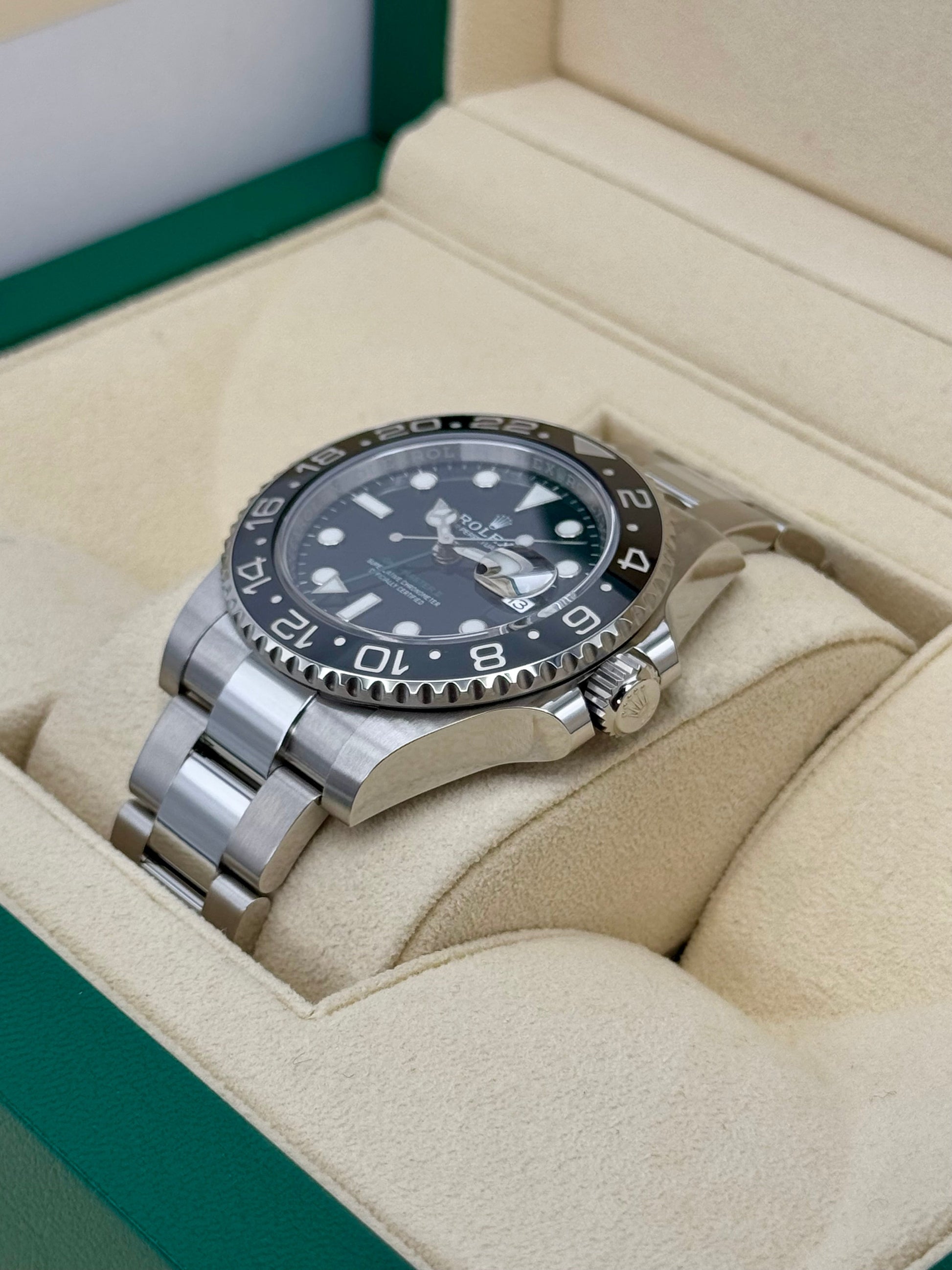 NEW OLD STOCK 2020 Rolex GMT-Master II 40mm 116710LN Black Dial - MyWatchLLC