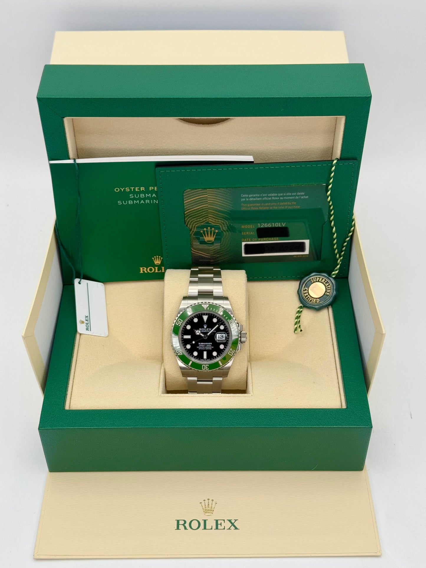 2024 Rolex Submariner "Starbucks" 41mm 126610LV Black Dial - MyWatchLLC