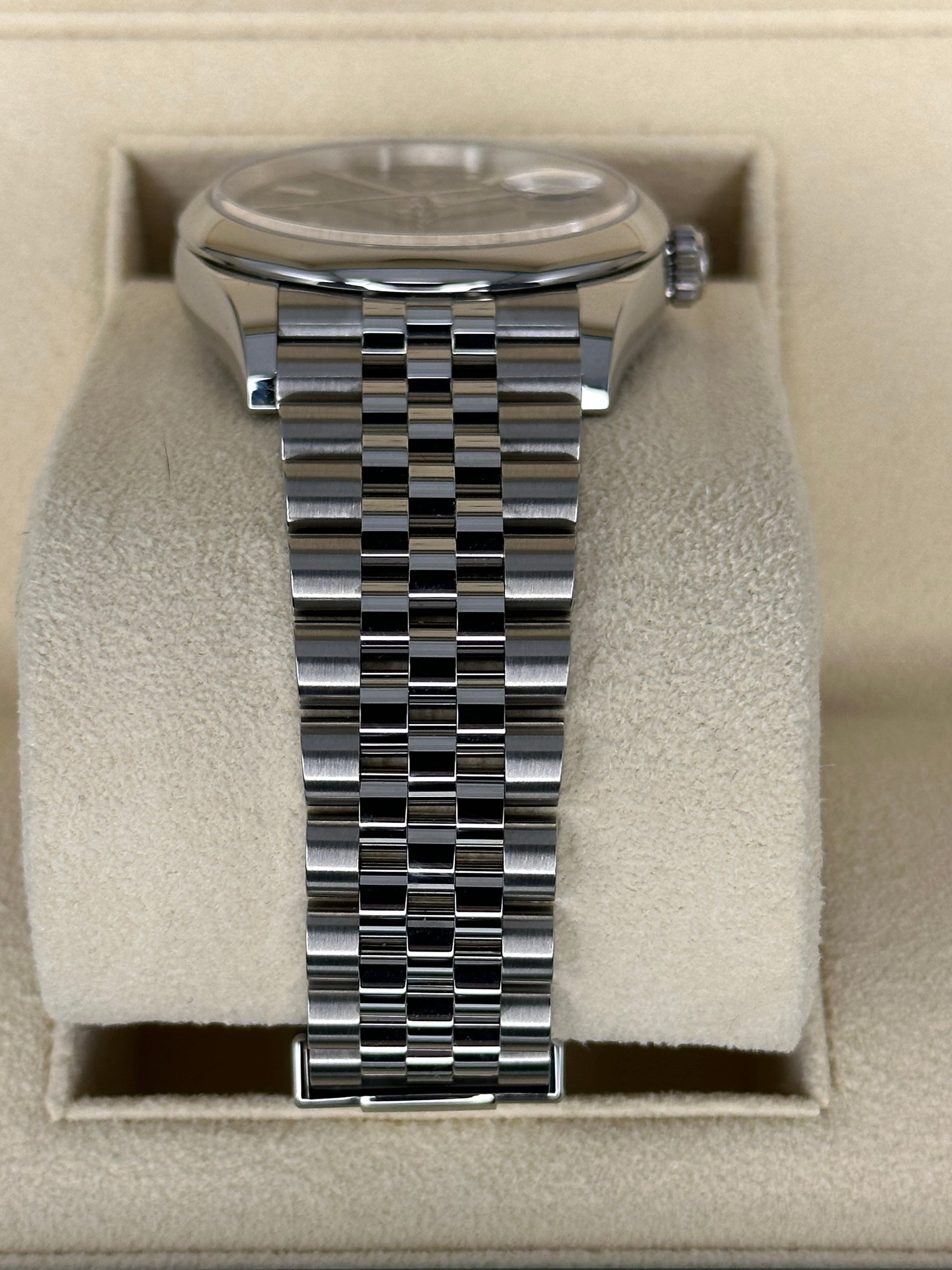 NEW 2023 Rolex Datejust 36mm 126200 Jubilee Blue Stick Dial - MyWatchLLC