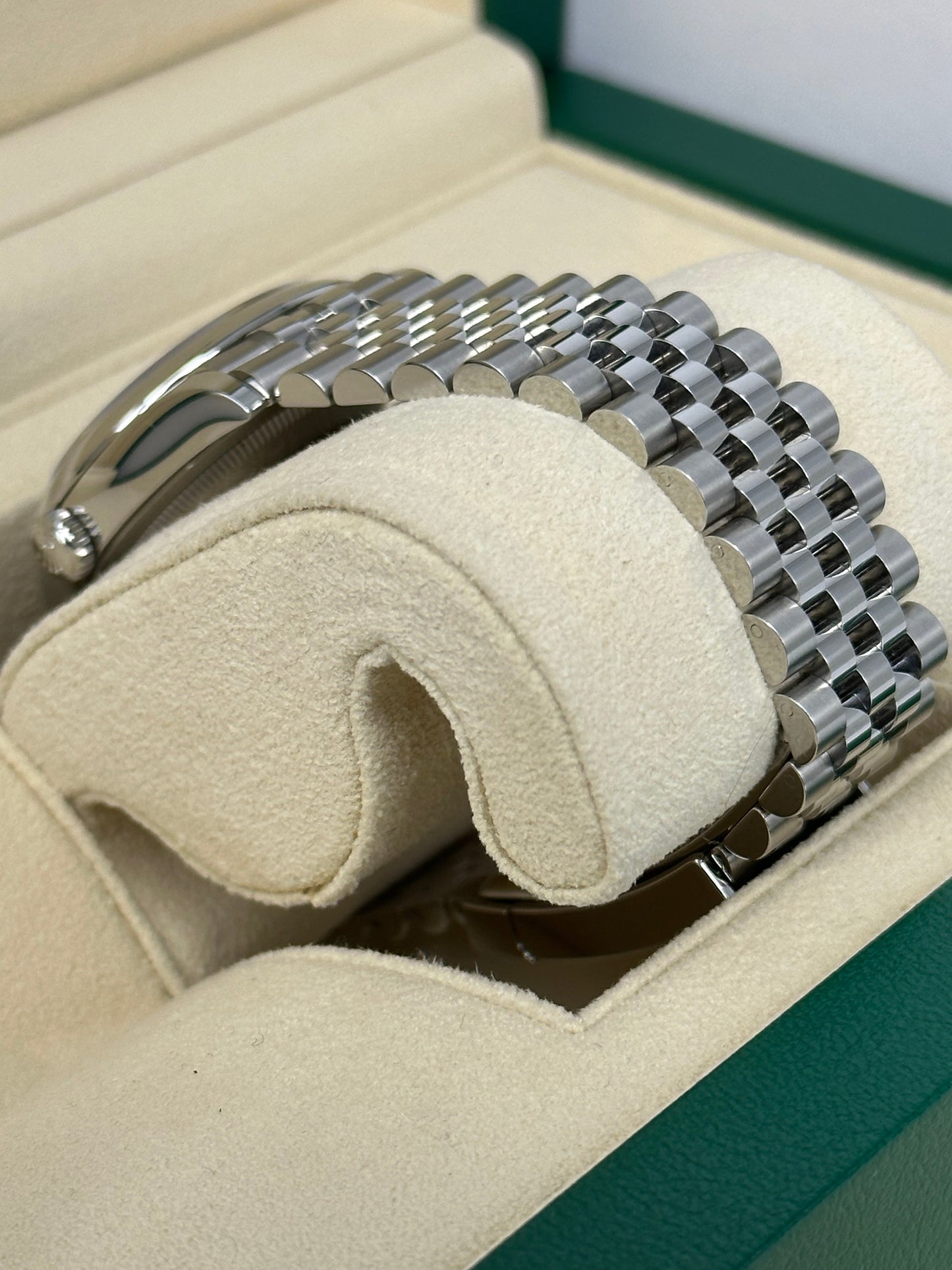 NEW 2023 Rolex Datejust 36mm 126200 Jubilee Blue Stick Dial - MyWatchLLC