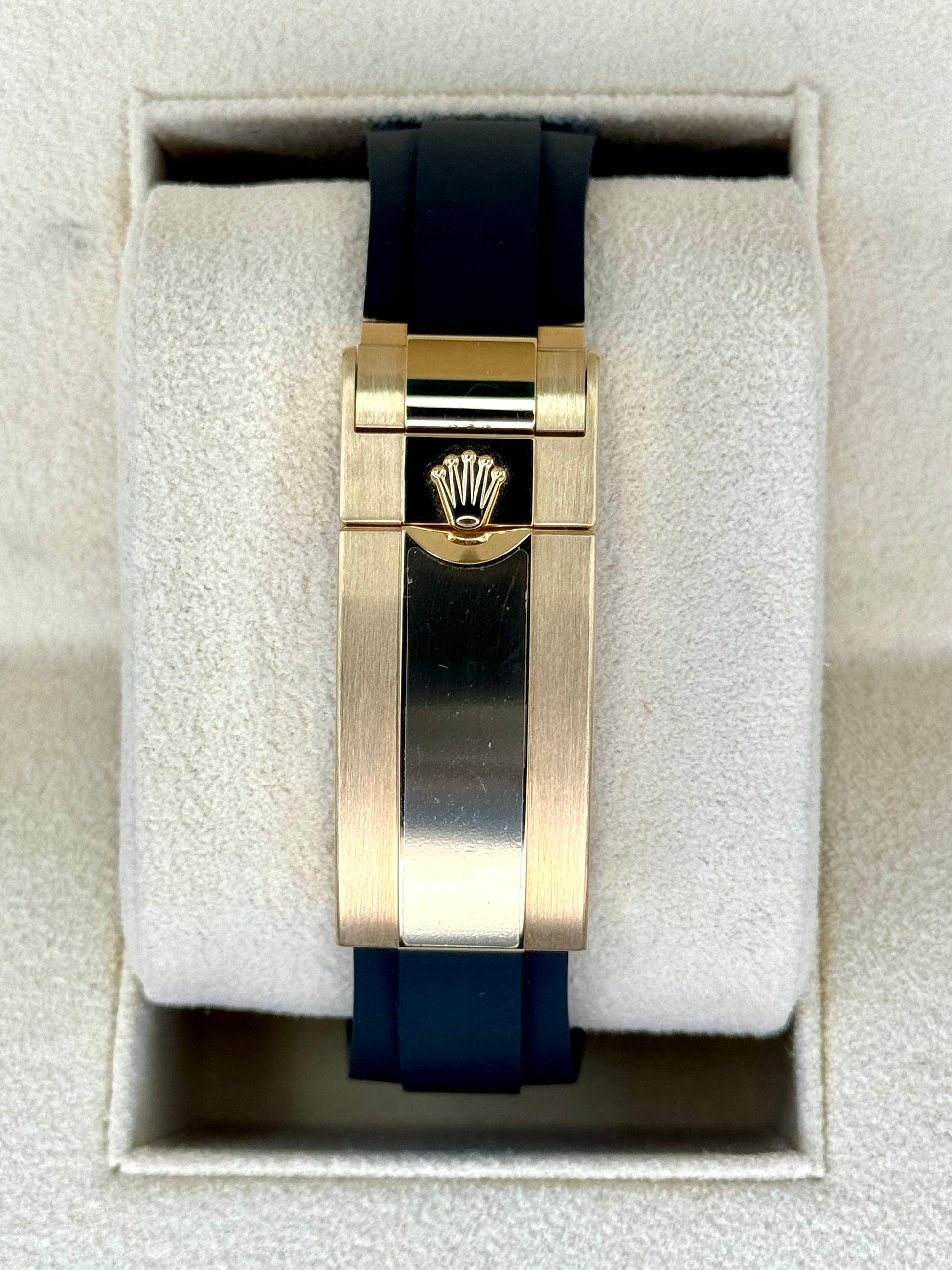 NEW 2024 Rolex Yacht-Master 42mm 226658 Gold Oysterflex Black Dial - MyWatchLLC